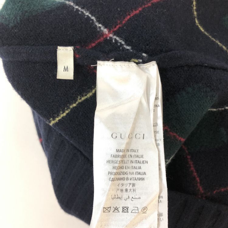 Gucci Gucci Mask XXV Argyle Sweater Size M Size US M / EU 48-50 / 2 - 4 Thumbnail