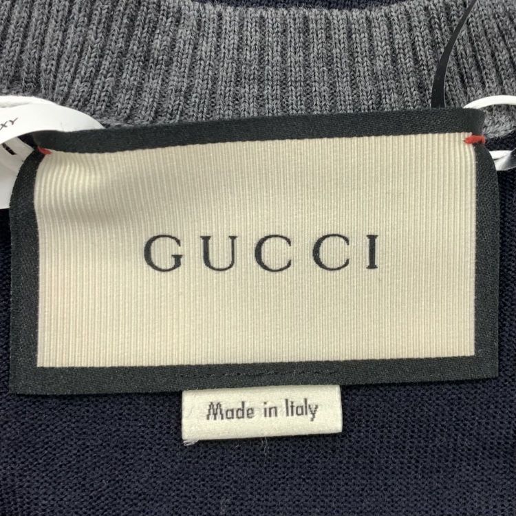 Gucci Gucci Bee Pattern V-Neck Sweater XL Size US XL / EU 56 / 4 - 3 Thumbnail