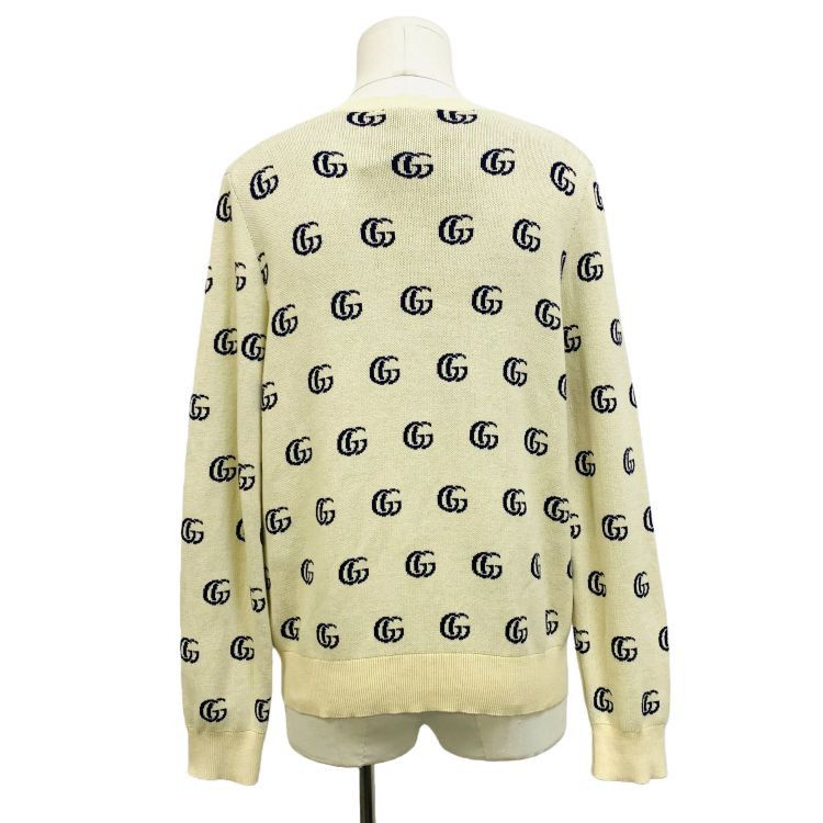 Gucci Gucci GG Monogram V-Neck Sweater Size L Size US L / EU 52-54 / 3 - 2 Thumbnail