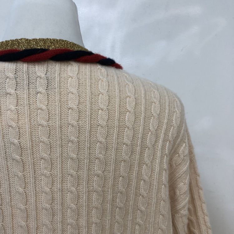 Gucci Gucci Cable Knit Cardigan Size L Size US L / EU 52-54 / 3 - 9 Thumbnail