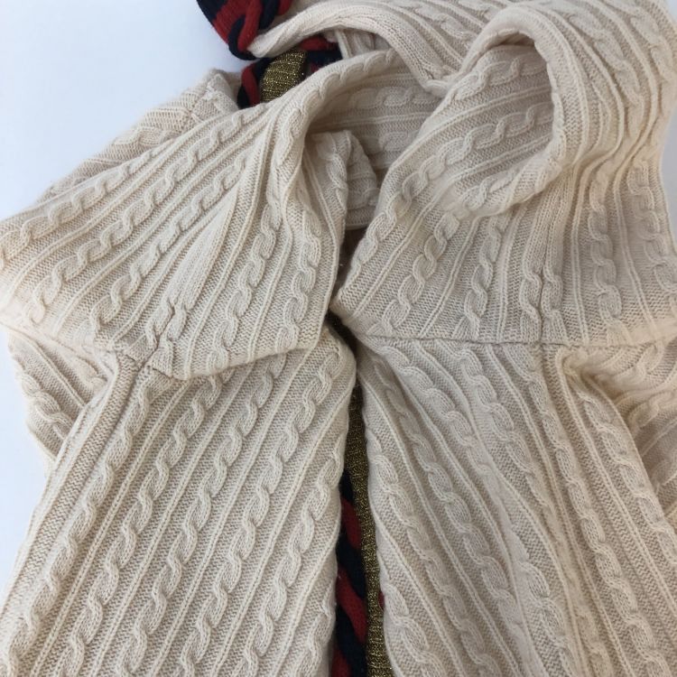 Gucci Gucci Cable Knit Cardigan Size L Size US L / EU 52-54 / 3 - 11 Thumbnail