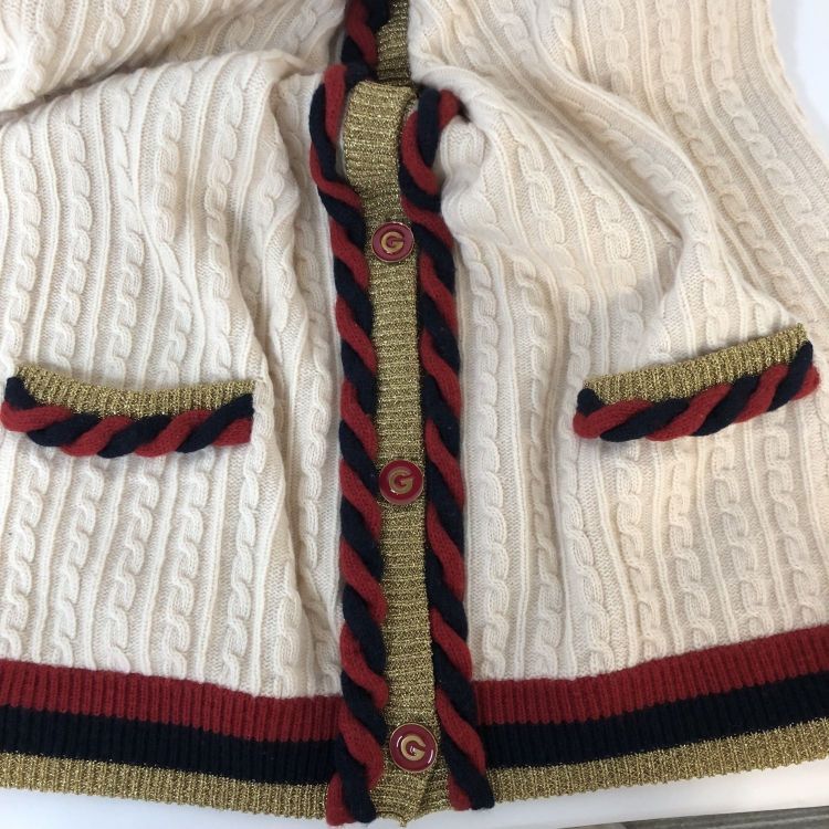 Gucci Gucci Cable Knit Cardigan Size L Size US L / EU 52-54 / 3 - 12 Thumbnail