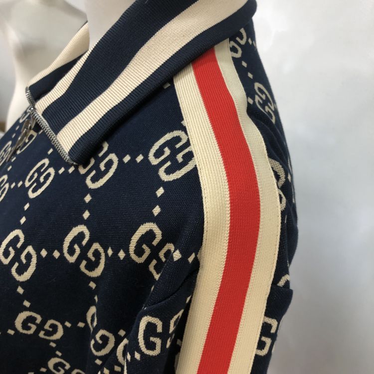 Gucci Gucci GG Jacquard Track Jacket Size L Size US L / EU 52-54 / 3 - 8 Thumbnail