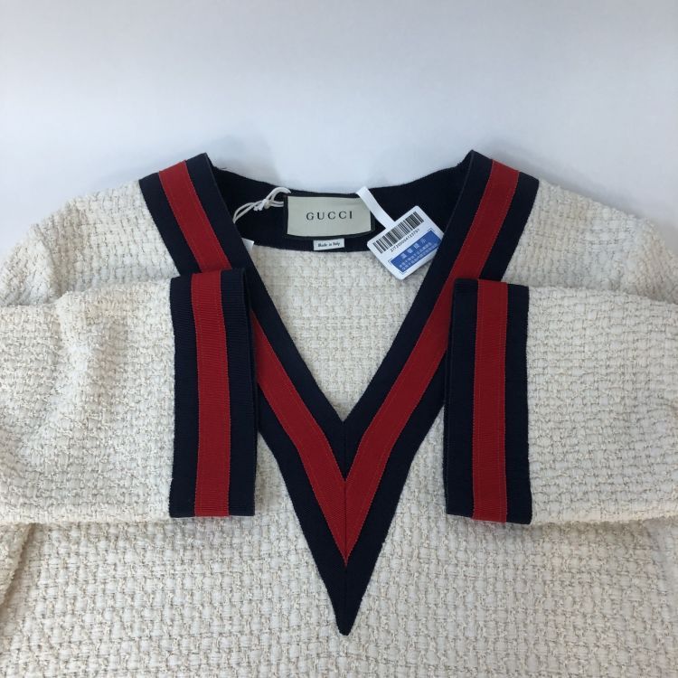 Gucci Gucci Textured V-Neck Dress Size 42 Size M / US 6-8 / IT 42-44 - 10 Thumbnail