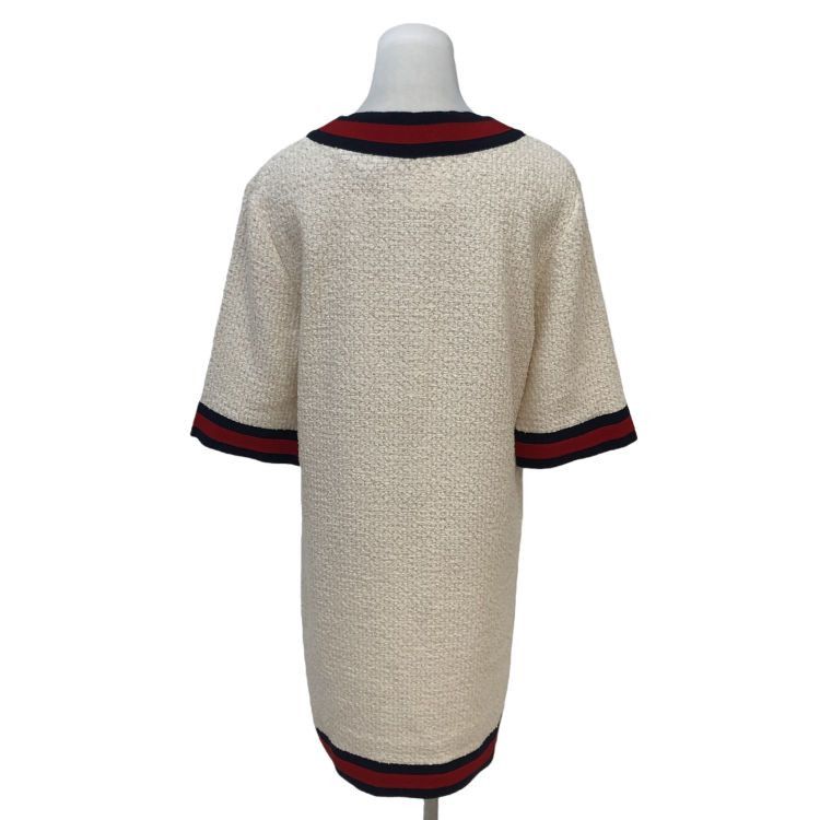 Gucci Gucci Textured V-Neck Dress Size 42 Size M / US 6-8 / IT 42-44 - 2 Thumbnail