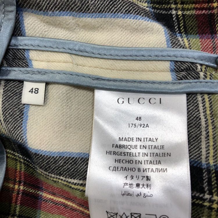 Gucci Gucci Plaid Wool Blazer Size M Size 38R - 4 Thumbnail
