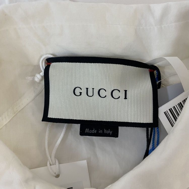 Gucci Gucci Ruffle Detail Cotton Blouse Size 42 Size M / US 6-8 / IT 42-44 - 3 Thumbnail