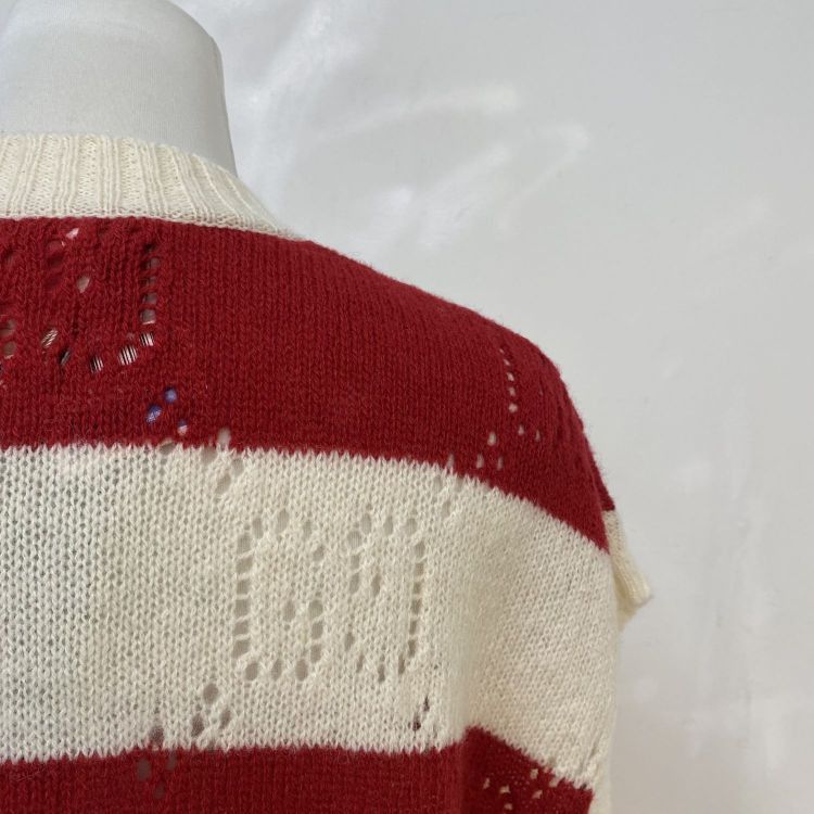 Gucci Gucci Striped Tiger Appliqué Sweater Vest Size S Size S / US 4 / IT 40 - 9 Thumbnail
