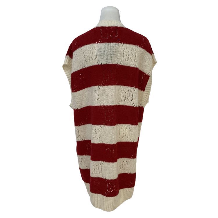 Gucci Gucci Striped Tiger Appliqué Sweater Vest Size S Size S / US 4 / IT 40 - 2 Thumbnail