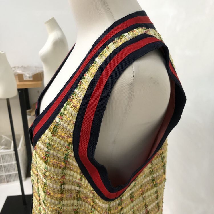 Gucci Gucci Plaid Tweed Vest Size 42 Size M / US 6-8 / IT 42-44 - 8 Thumbnail