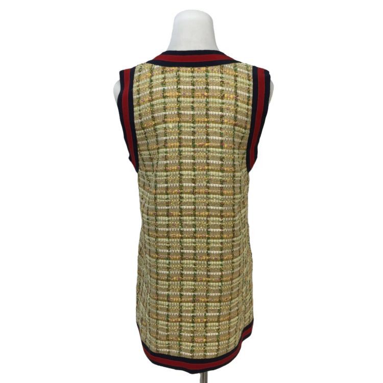 Gucci Gucci Plaid Tweed Vest Size 42 Size M / US 6-8 / IT 42-44 - 2 Thumbnail