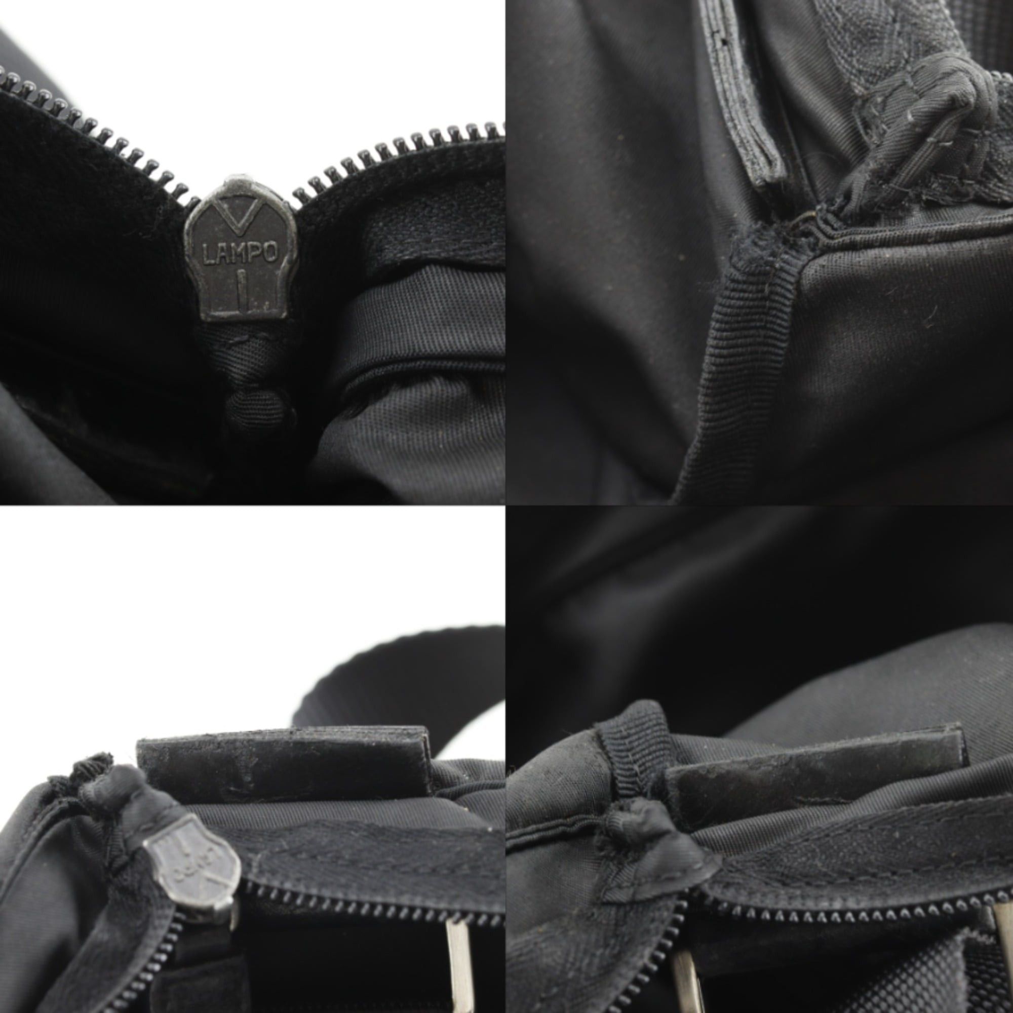 Prada Prada Shoulder Bag, Nylon, Black, Belt Buckle, Women's Size ONE SIZE - 9 Thumbnail