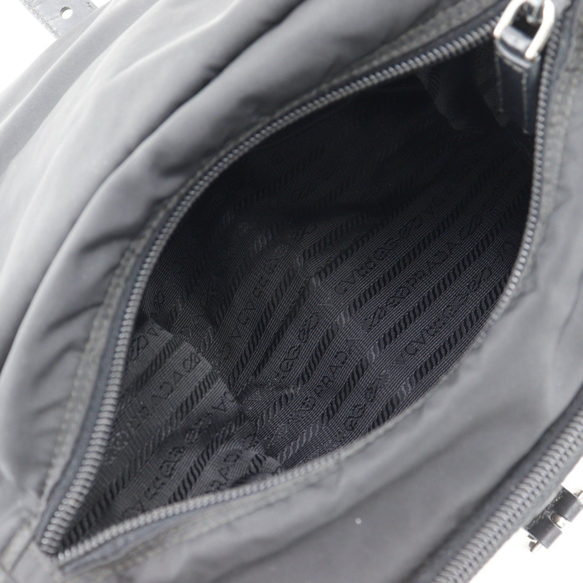 Prada Prada Shoulder Bag, Nylon, Black, Belt Buckle, Women's Size ONE SIZE - 6 Thumbnail