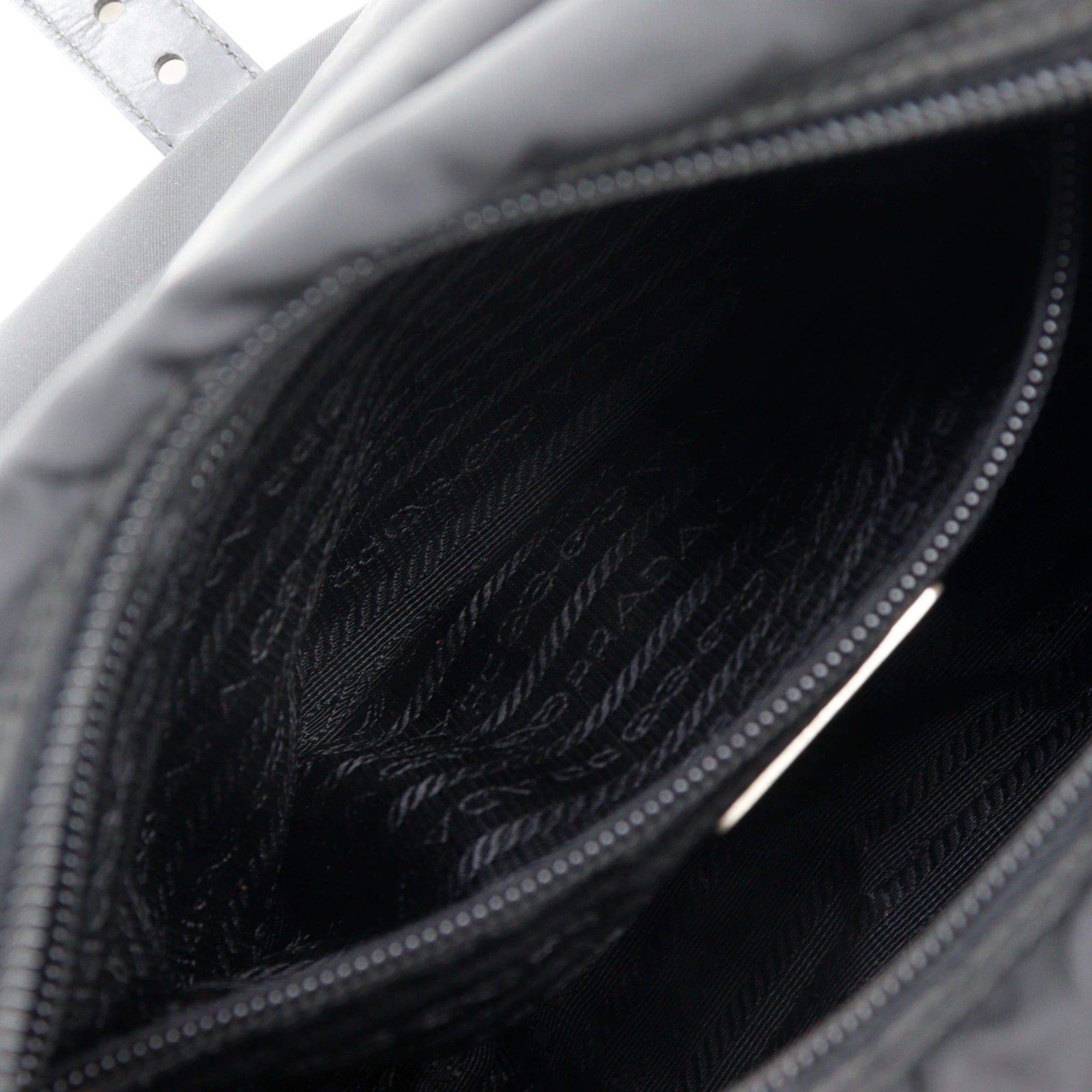 Prada Prada Shoulder Bag, Nylon, Black, Belt Buckle, Women's Size ONE SIZE - 7 Thumbnail