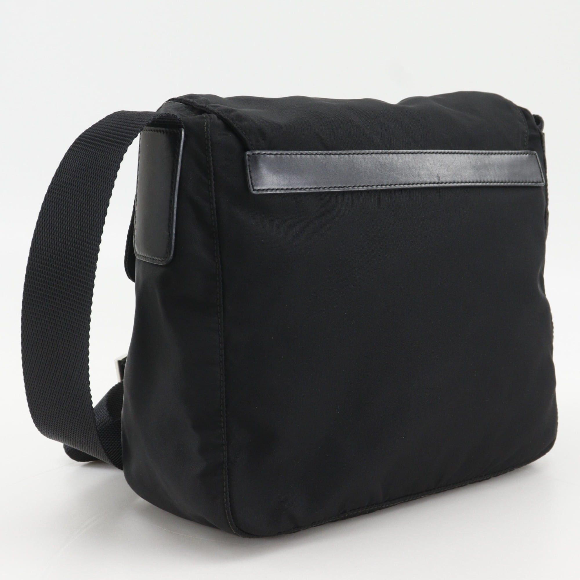 Prada Prada Shoulder Bag, Nylon, Black, Belt Buckle, Women's Size ONE SIZE - 3 Thumbnail