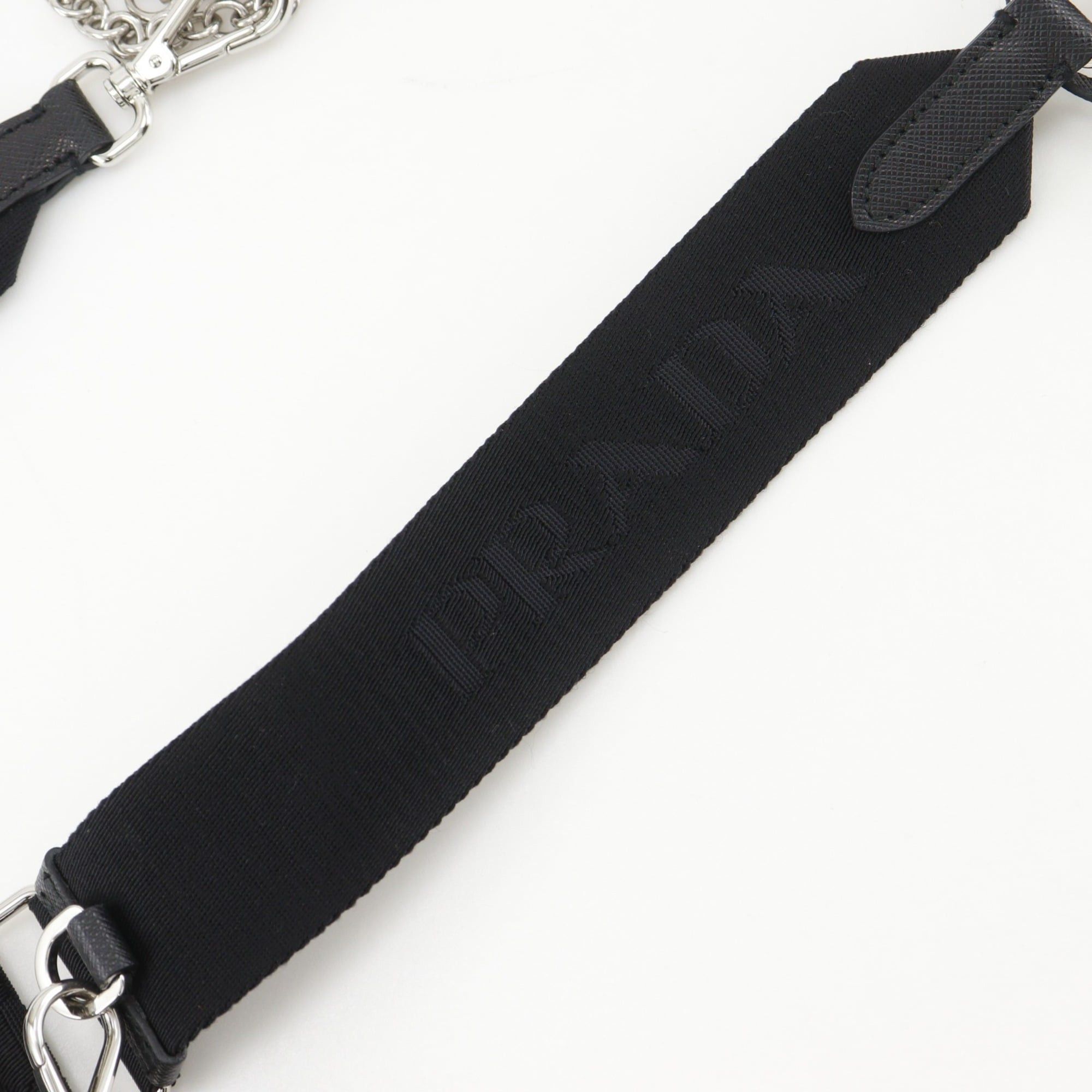 Prada Prada Re-edition 2005 Re-nylon Shoulder Bag 1BH204 Nylon x Saffiano NERO Black Made in Italy 2-way Women's Size ONE SIZE - 7 Thumbnail