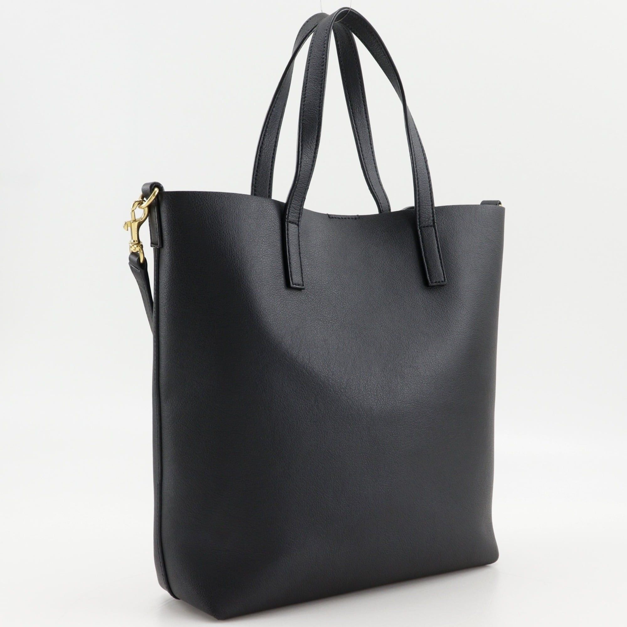 Saint Laurent Paris Saint Laurent Toy Shopping Tote Bag, Handbag/Shoulder 600307, Calfskin, Black, 2-way, A5 size, Magnetic closure, Women's. Size ONE SIZE - 3 Thumbnail