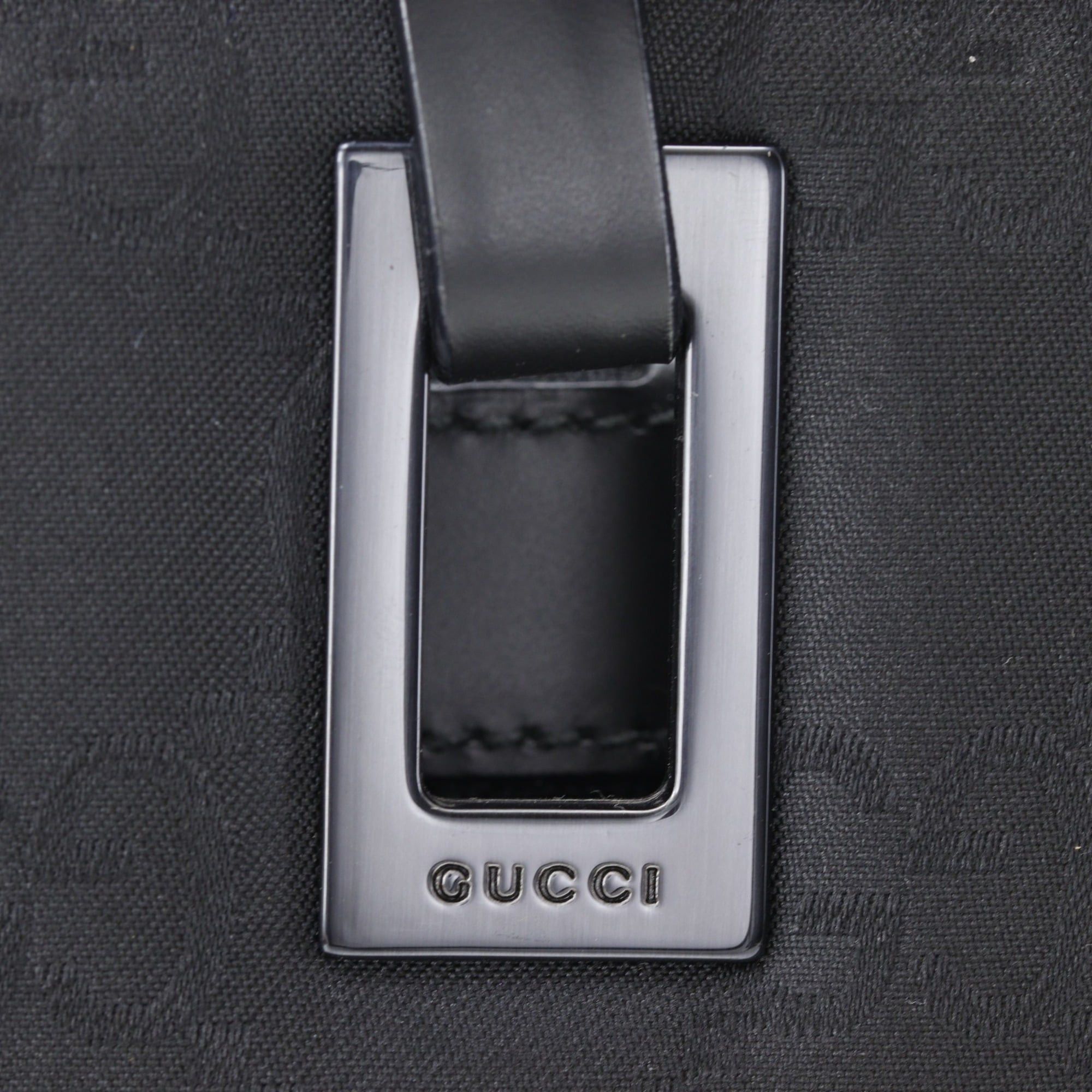 Gucci Gucci GG Tote Bag 002-1008 Nylon Canvas Black A4 Women's Size ONE SIZE - 10 Thumbnail