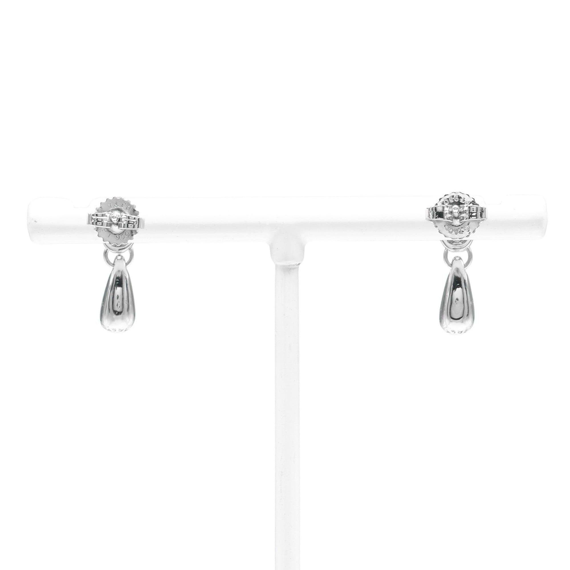 Tiffany & Co. Tiffany & Co. Teardrop Earrings, Pt950 Platinum, Diamond, Approx. 4.75g Size ONE SIZE - 3 Thumbnail