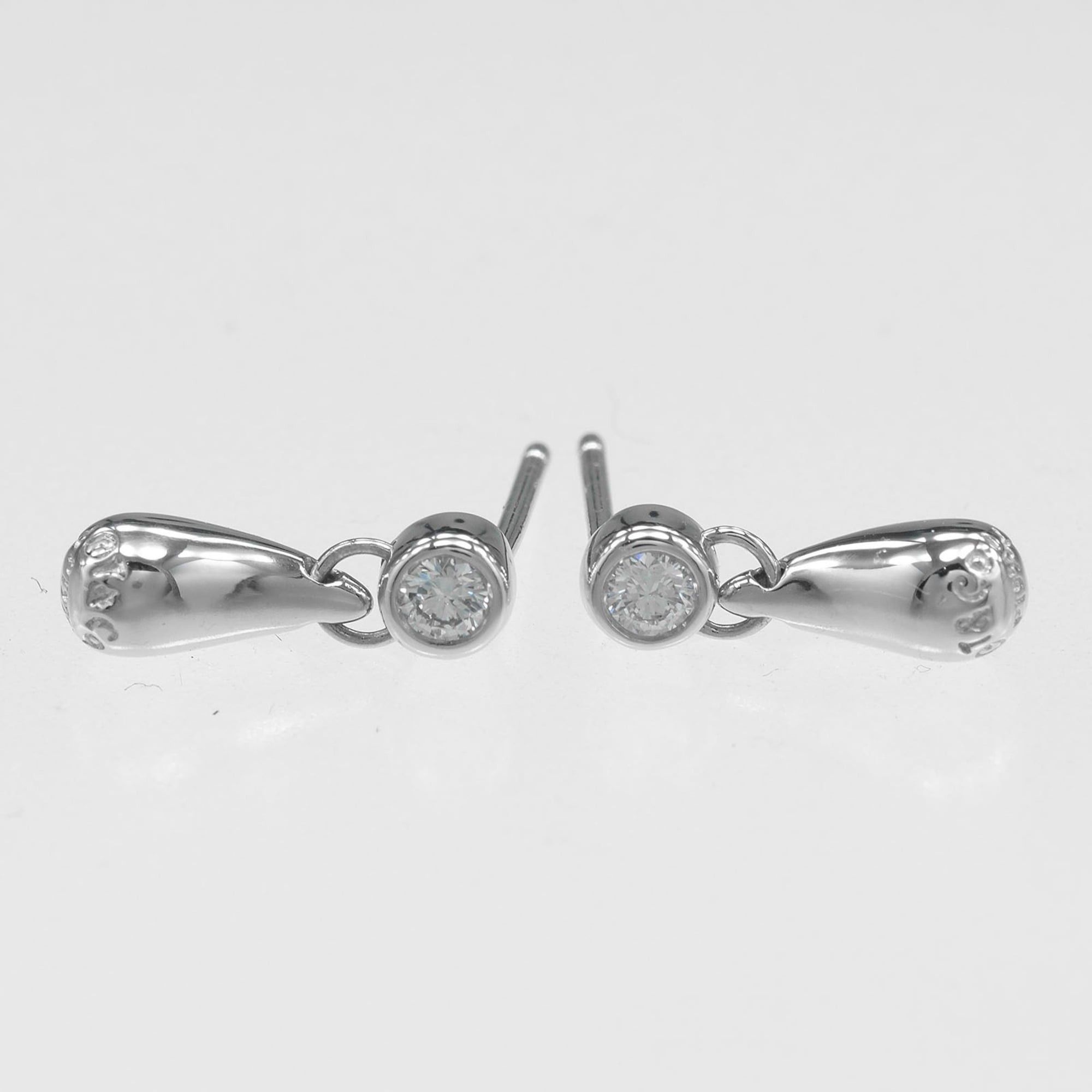 Tiffany & Co. Tiffany & Co. Teardrop Earrings, Pt950 Platinum, Diamond, Approx. 4.75g Size ONE SIZE - 7 Thumbnail