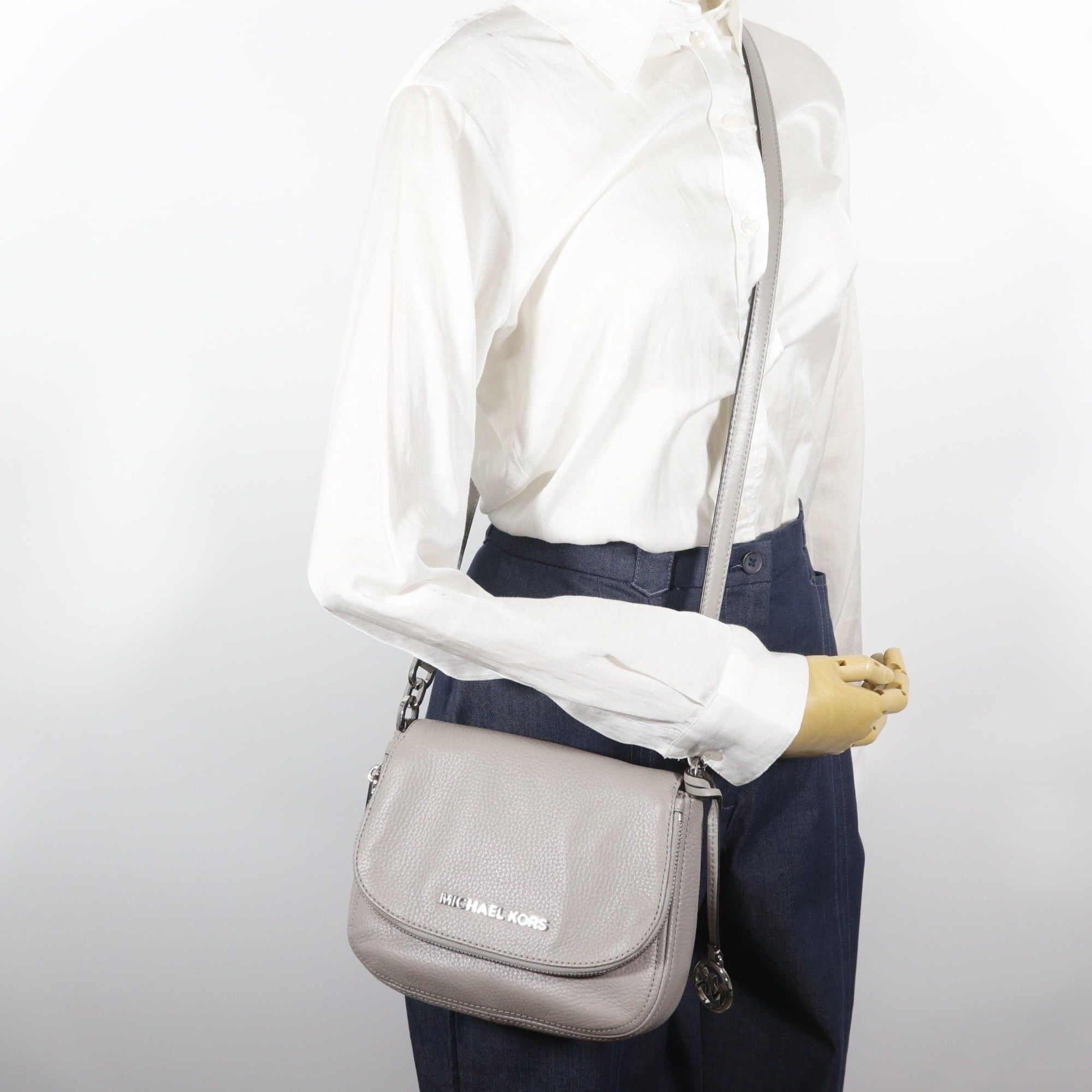 Michael Kors Michael Kors shoulder bag, 35F9SBFC1L, leather, gray, magnetic closure, women's. Size ONE SIZE - 20 Thumbnail