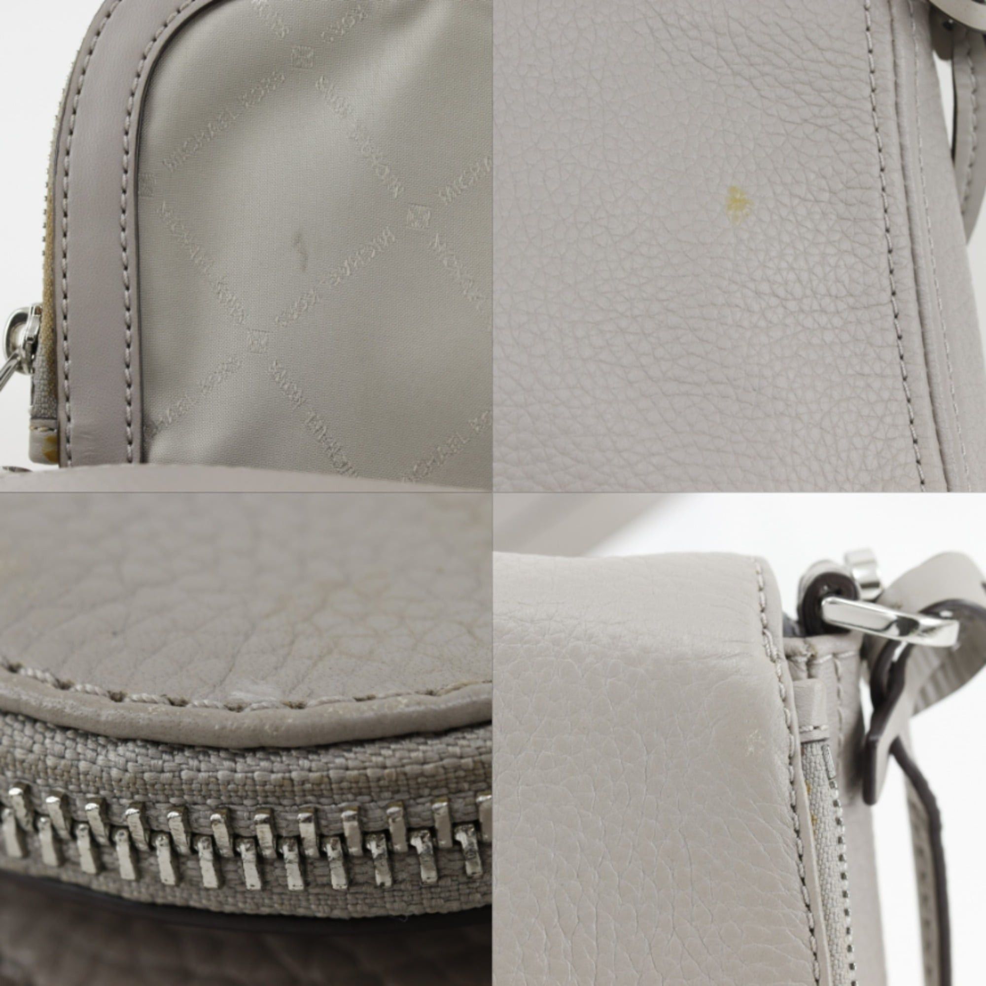 Michael Kors Michael Kors shoulder bag, 35F9SBFC1L, leather, gray, magnetic closure, women's. Size ONE SIZE - 11 Thumbnail