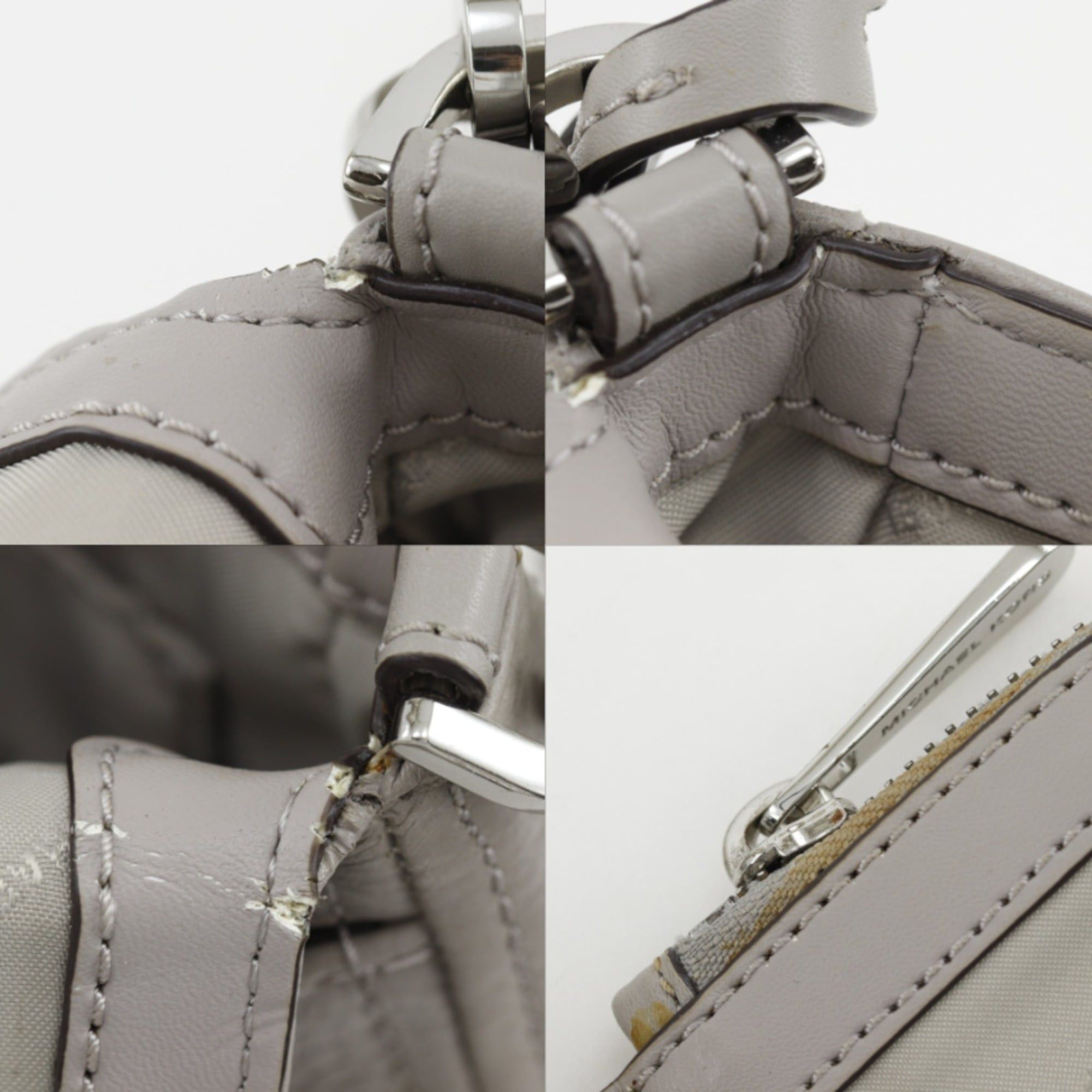 Michael Kors Michael Kors shoulder bag, 35F9SBFC1L, leather, gray, magnetic closure, women's. Size ONE SIZE - 14 Thumbnail