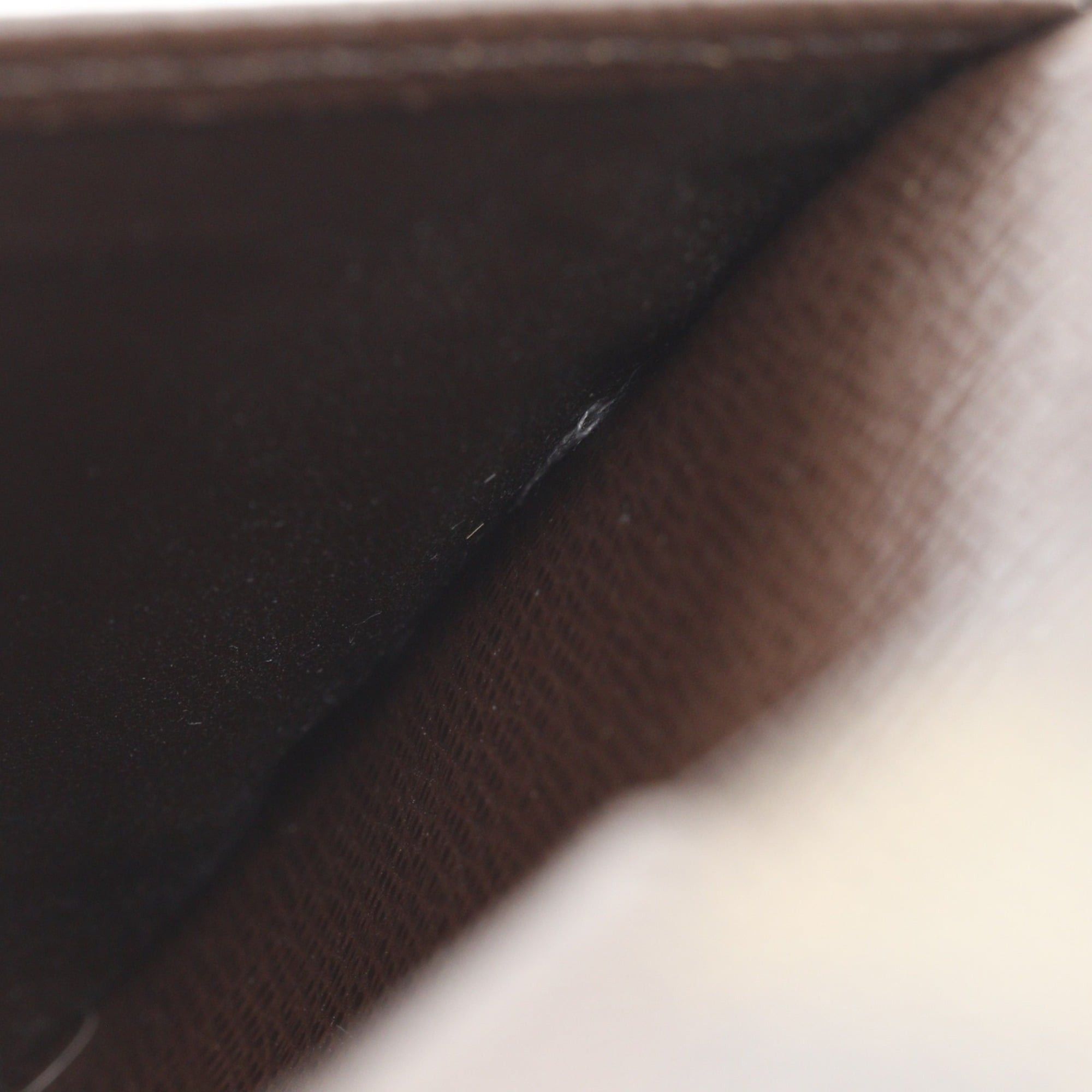 Louis Vuitton Louis Vuitton Porte Tresor International Tri-fold Long Wallet N61215 Damier Canvas 2006 Brown FL0076 Snap Button Unisex Size ONE SIZE - 7 Thumbnail