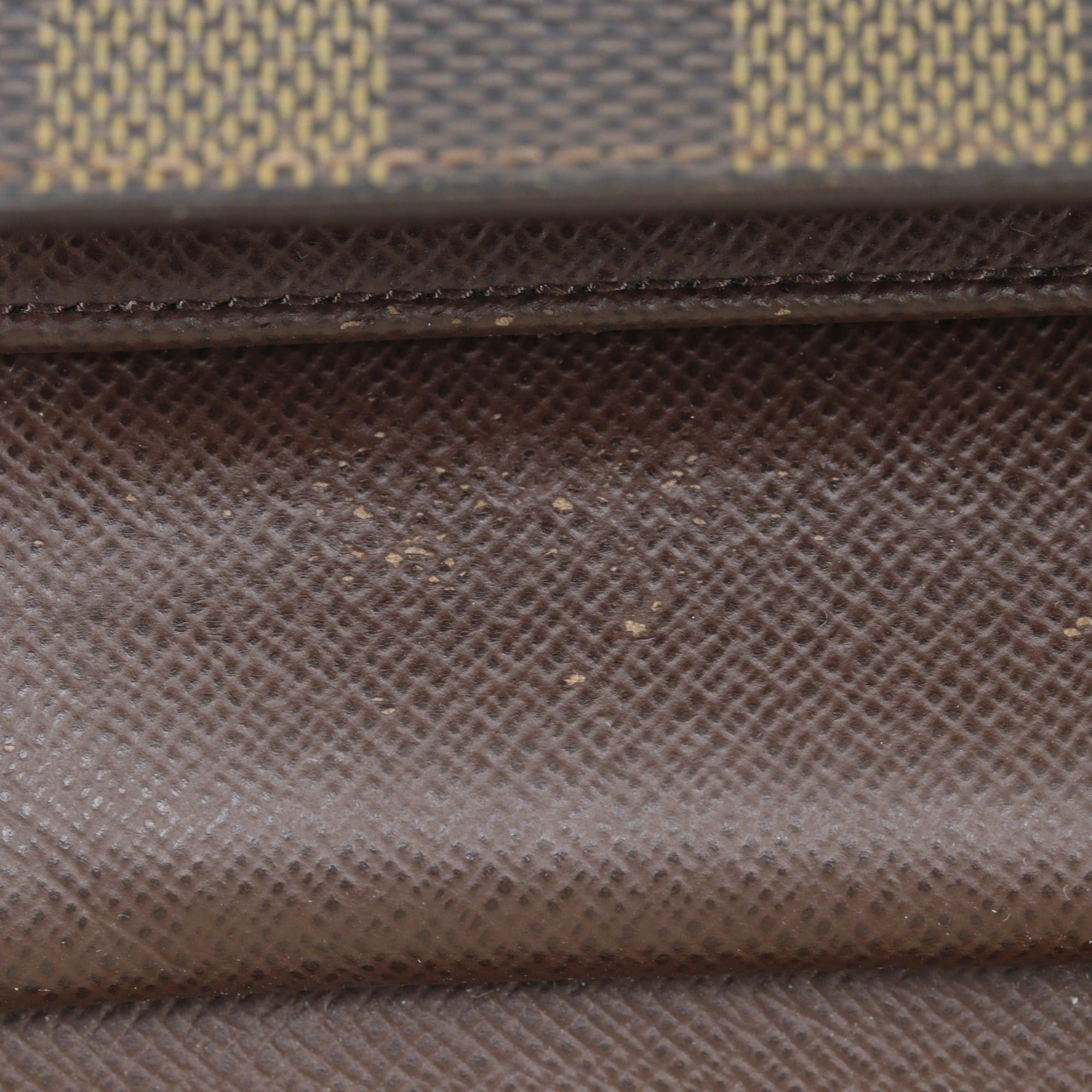 Louis Vuitton Louis Vuitton Porte Tresor International Tri-fold Long Wallet N61215 Damier Canvas 2006 Brown FL0076 Snap Button Unisex Size ONE SIZE - 13 Thumbnail