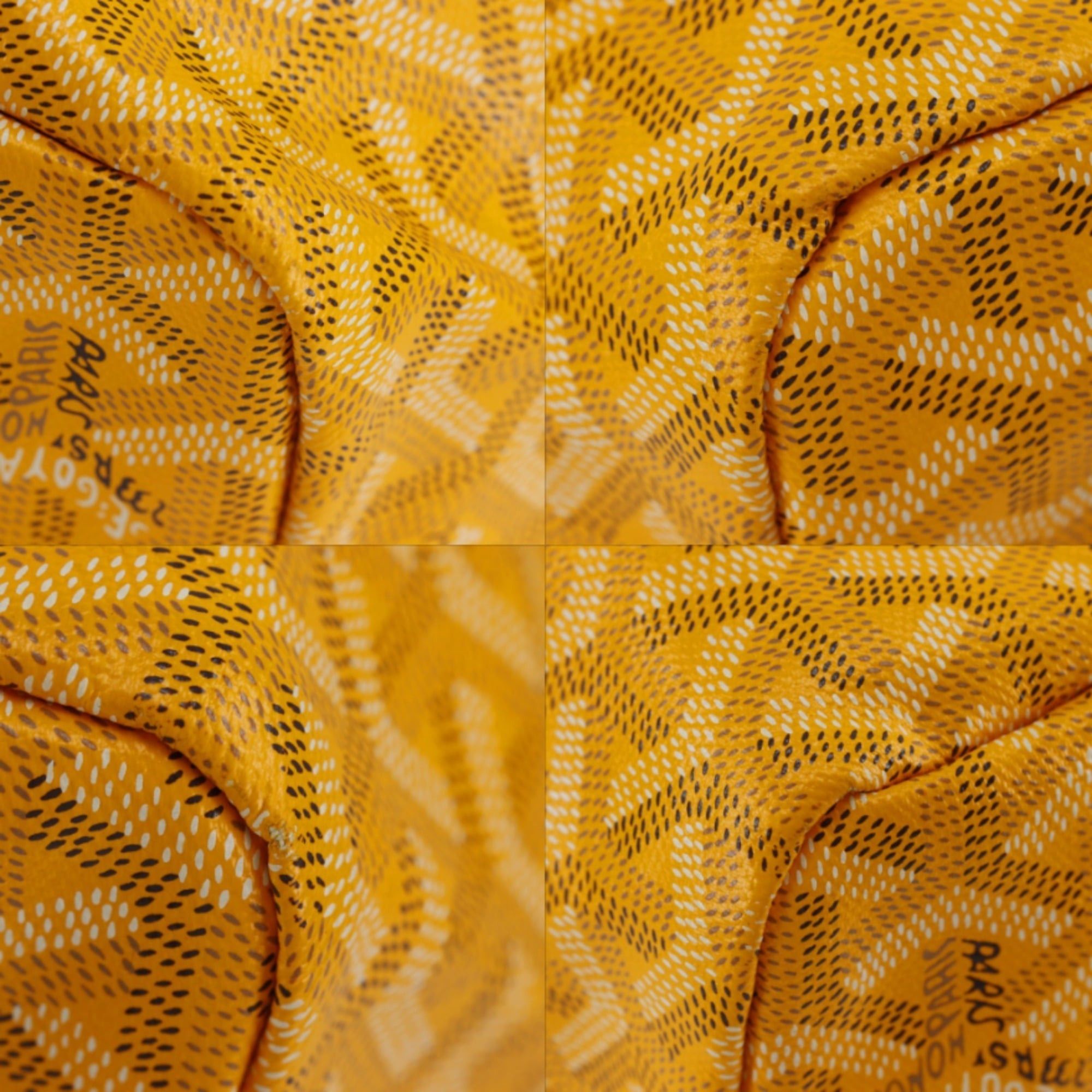 Goyard Goyard Saint Louis GM Tote Bag, PVC Coated Canvas, Made in France, Yellow, A4 Size, Women's Size ONE SIZE - 4 Thumbnail