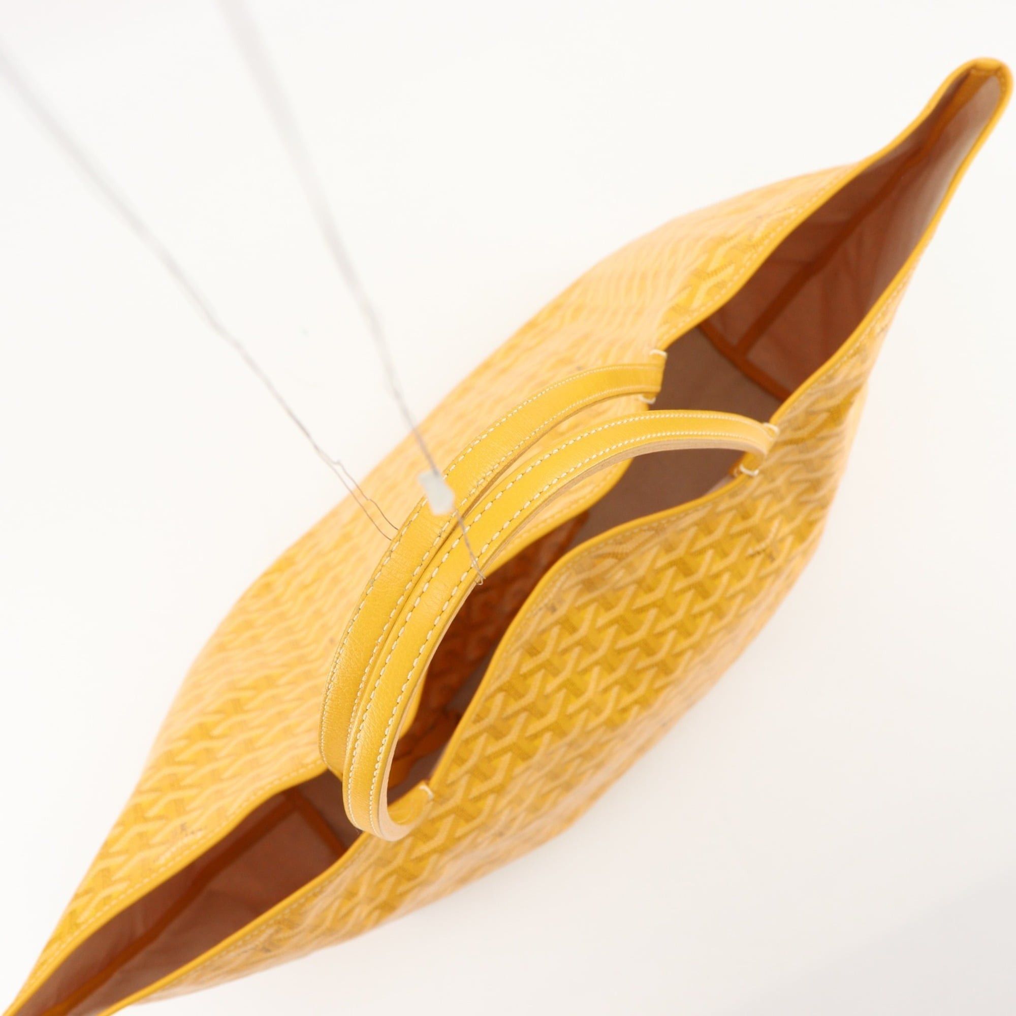 Goyard Goyard Saint Louis GM Tote Bag, PVC Coated Canvas, Made in France, Yellow, A4 Size, Women's Size ONE SIZE - 5 Thumbnail