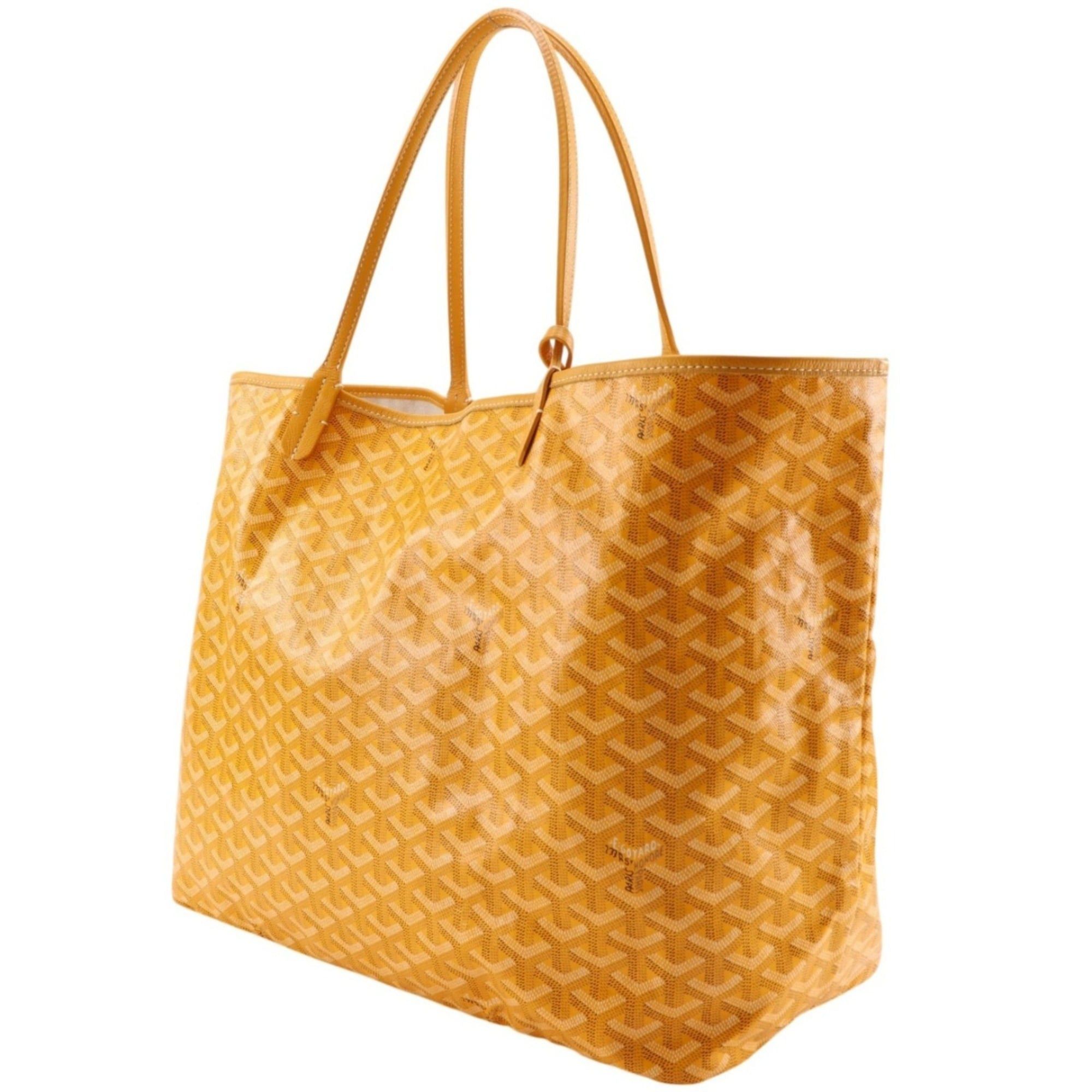 Goyard Goyard Saint Louis GM Tote Bag, PVC Coated Canvas, Made in France, Yellow, A4 Size, Women's Size ONE SIZE - 2 Thumbnail