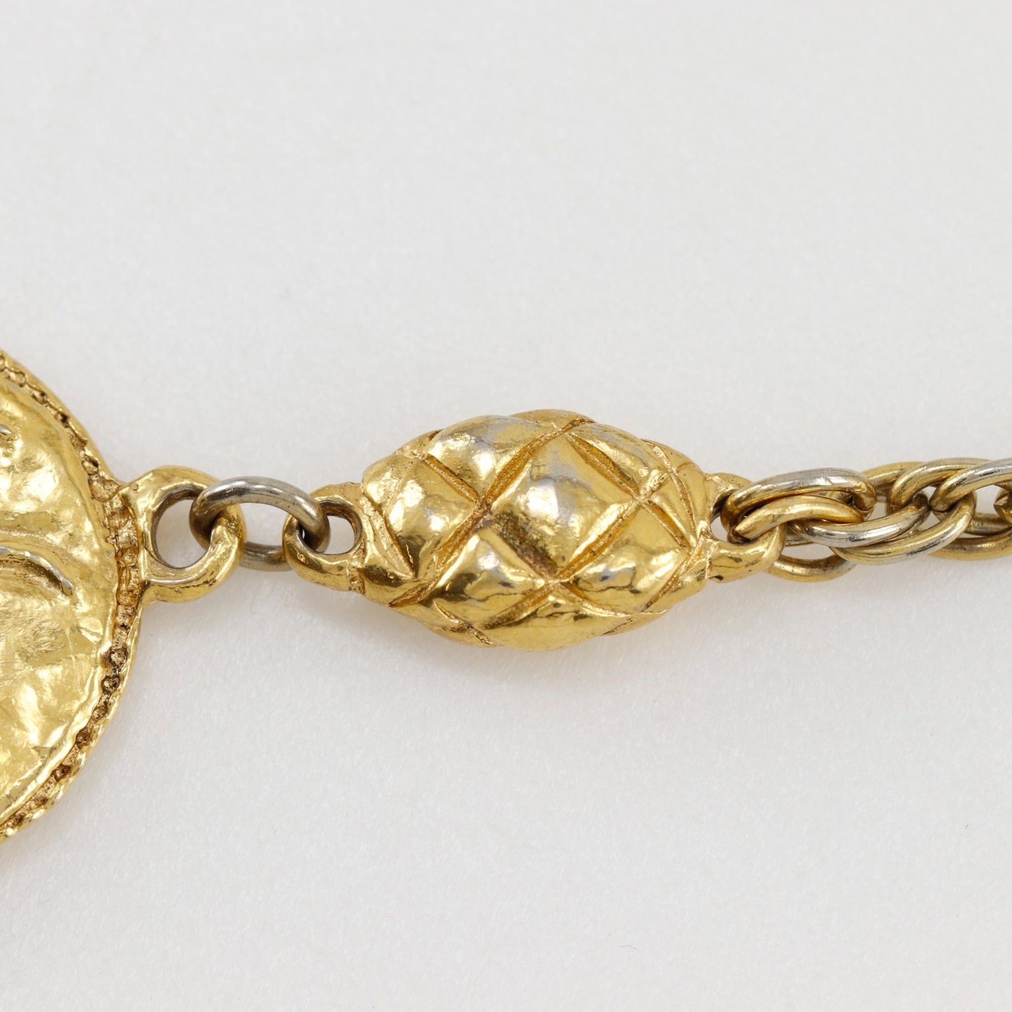 Chanel Chanel COCO Mark Long Necklace, Vintage, Gold Plated, Approx. 57.8g, Women's Size ONE SIZE - 6 Thumbnail