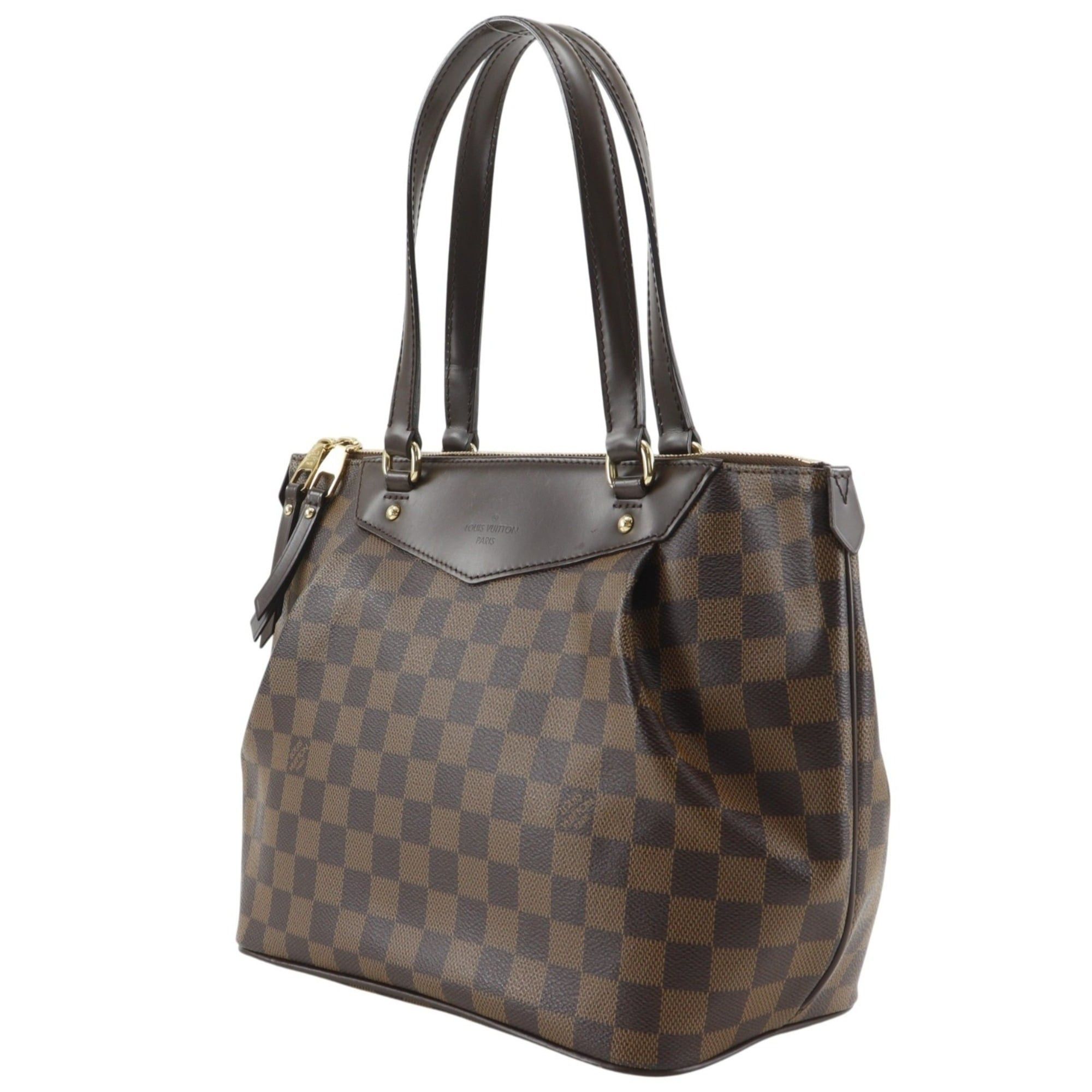 Louis Vuitton Louis Vuitton Westminster PM Tote Bag N41102 Damier Canvas 2012 Brown FL2182 A5 Double Zipper Women's Size ONE SIZE - 2 Thumbnail