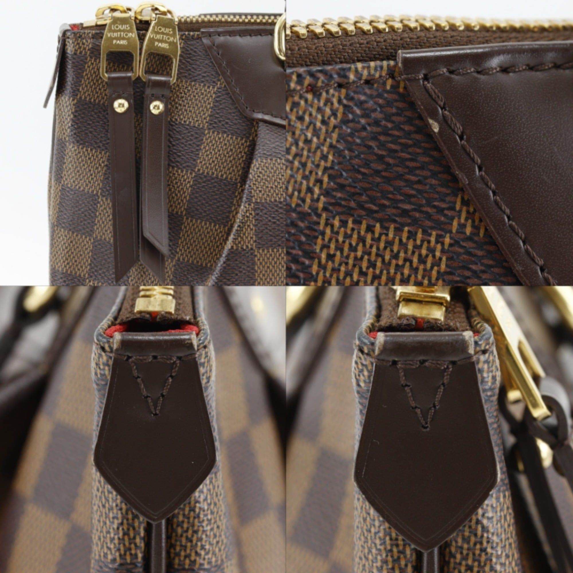 Louis Vuitton Louis Vuitton Westminster PM Tote Bag N41102 Damier Canvas 2012 Brown FL2182 A5 Double Zipper Women's Size ONE SIZE - 12 Thumbnail