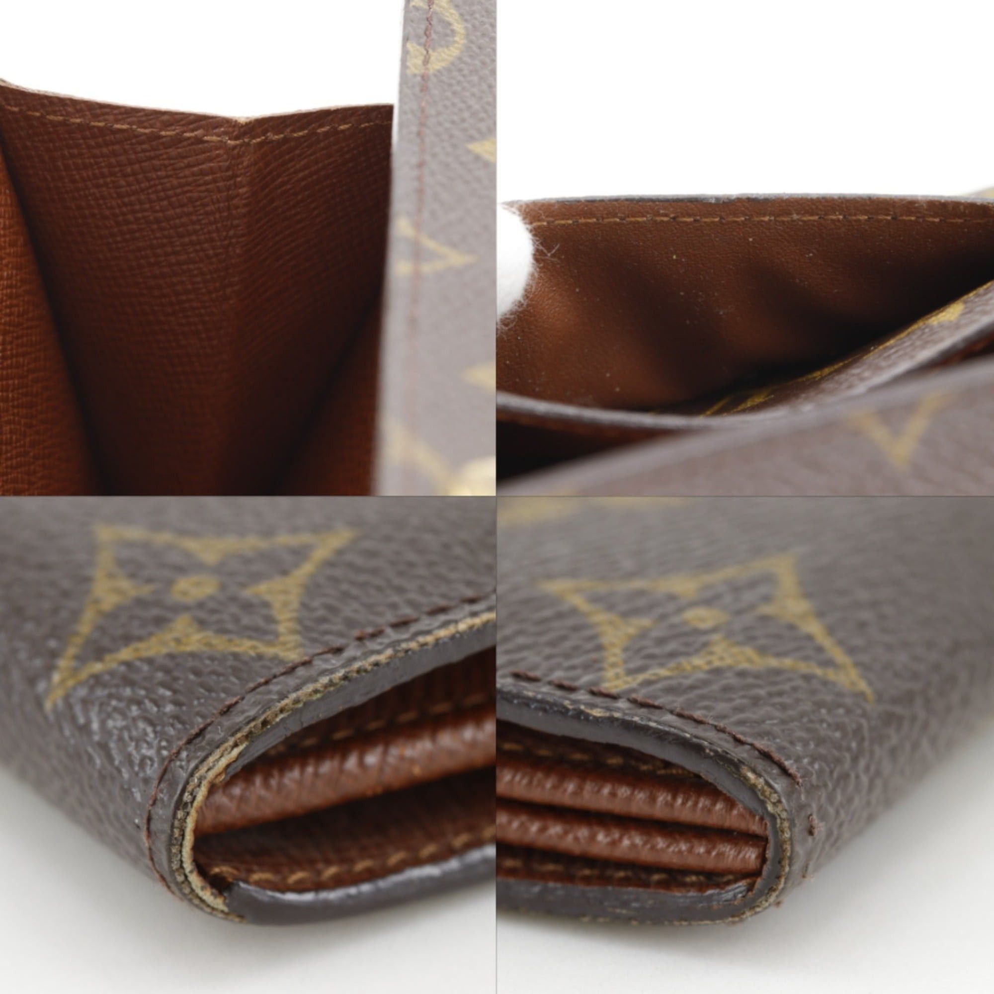Louis Vuitton Louis Vuitton Pochette Porto Monnet Credit Long Wallet M61725 Monogram Canvas 2001 Brown TH0041 Snap Button Women's Size ONE SIZE - 16 Thumbnail
