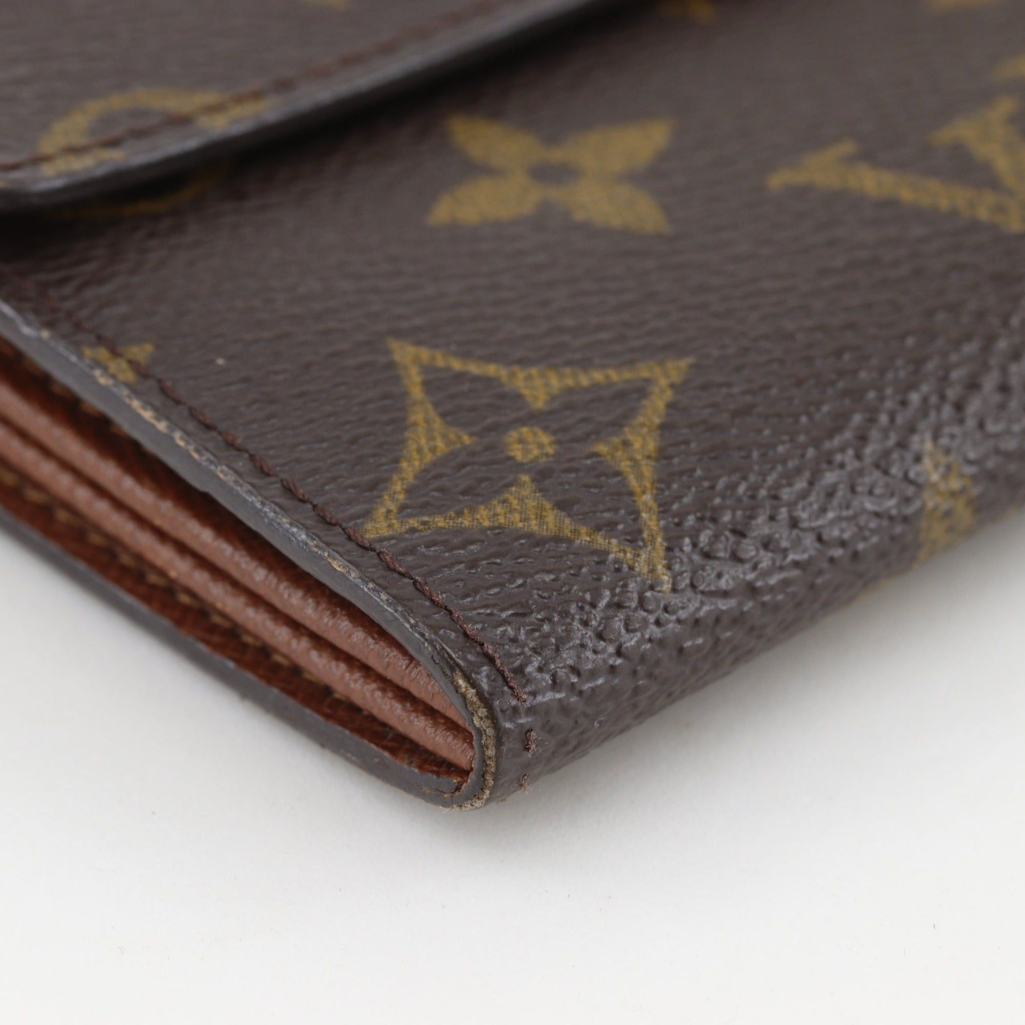 Louis Vuitton Louis Vuitton Pochette Porto Monnet Credit Long Wallet M61725 Monogram Canvas 2001 Brown TH0041 Snap Button Women's Size ONE SIZE - 4 Thumbnail