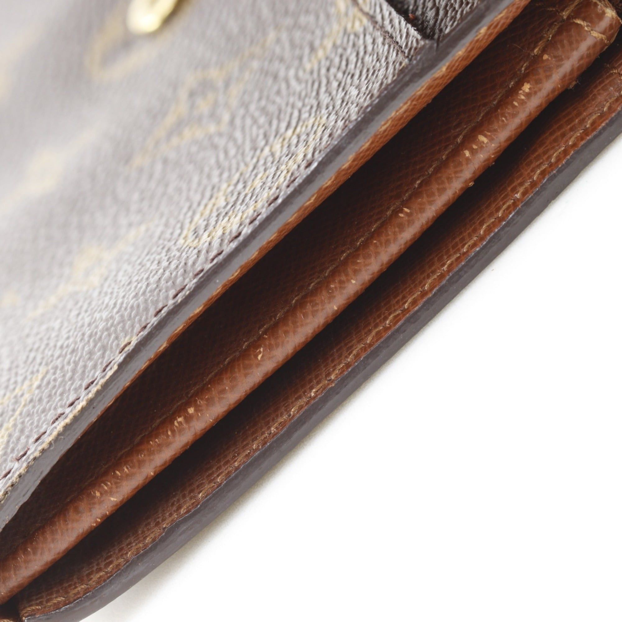 Louis Vuitton Louis Vuitton Pochette Porto Monnet Credit Long Wallet M61725 Monogram Canvas 2001 Brown TH0041 Snap Button Women's Size ONE SIZE - 12 Thumbnail