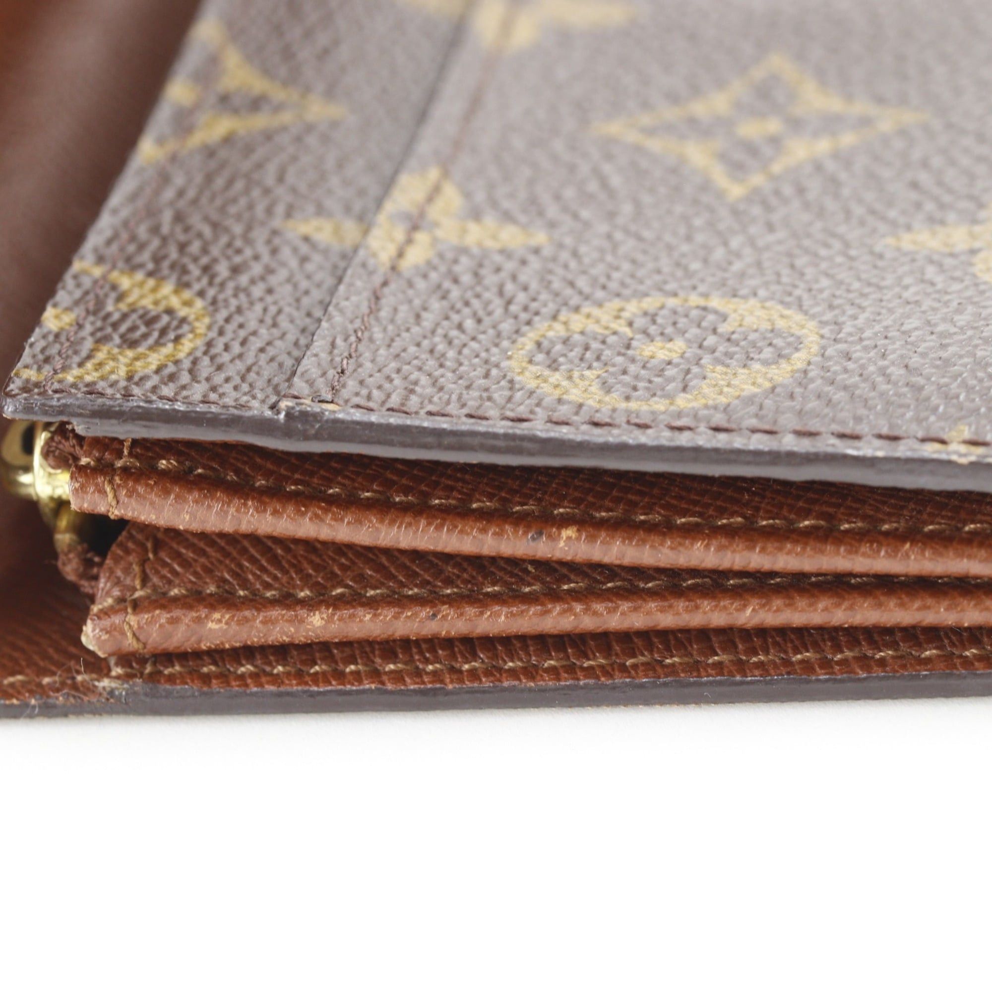 Louis Vuitton Louis Vuitton Pochette Porto Monnet Credit Long Wallet M61725 Monogram Canvas 2001 Brown TH0041 Snap Button Women's Size ONE SIZE - 13 Thumbnail