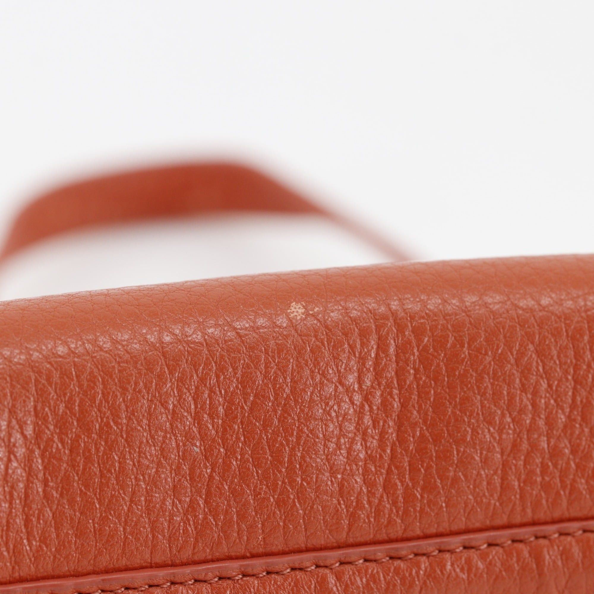 Tory Burch Tory Burch Amanda Mini Shoulder Bag, Leather, Orange, Crossbody, Magnetic Closure, Women's Size ONE SIZE - 7 Thumbnail