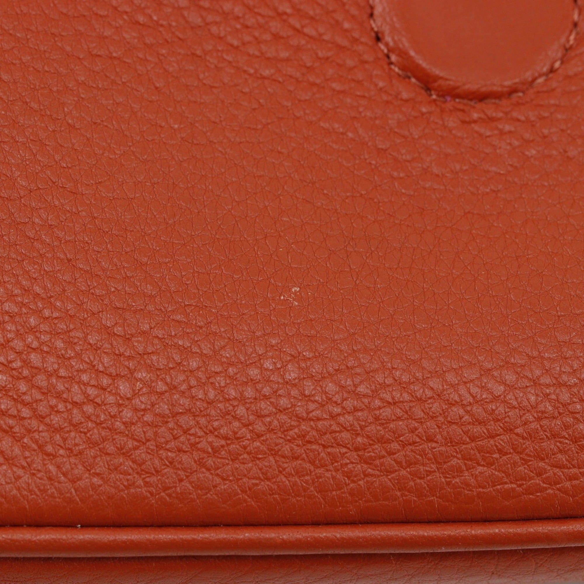 Tory Burch Tory Burch Amanda Mini Shoulder Bag, Leather, Orange, Crossbody, Magnetic Closure, Women's Size ONE SIZE - 11 Thumbnail