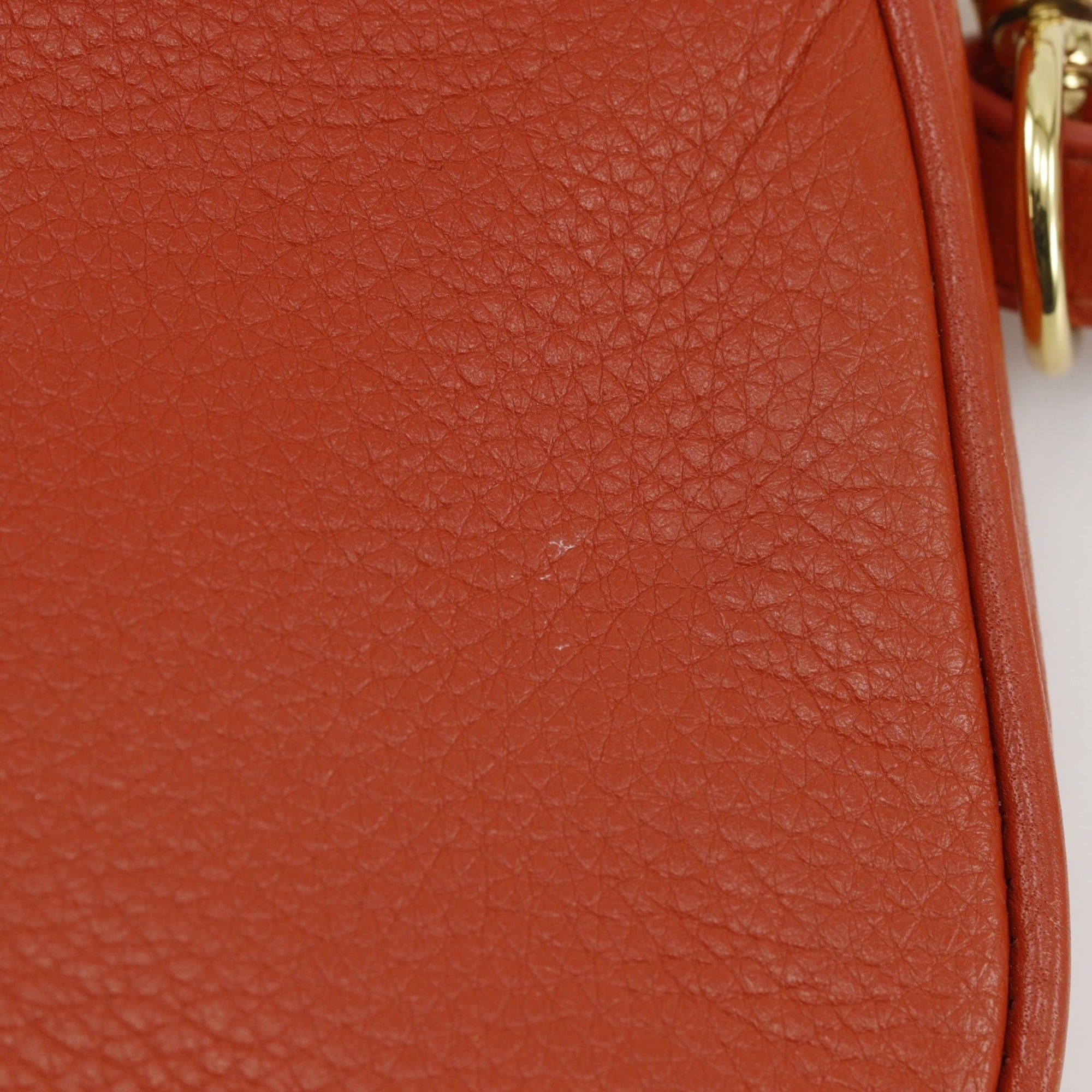 Tory Burch Tory Burch Amanda Mini Shoulder Bag, Leather, Orange, Crossbody, Magnetic Closure, Women's Size ONE SIZE - 10 Thumbnail