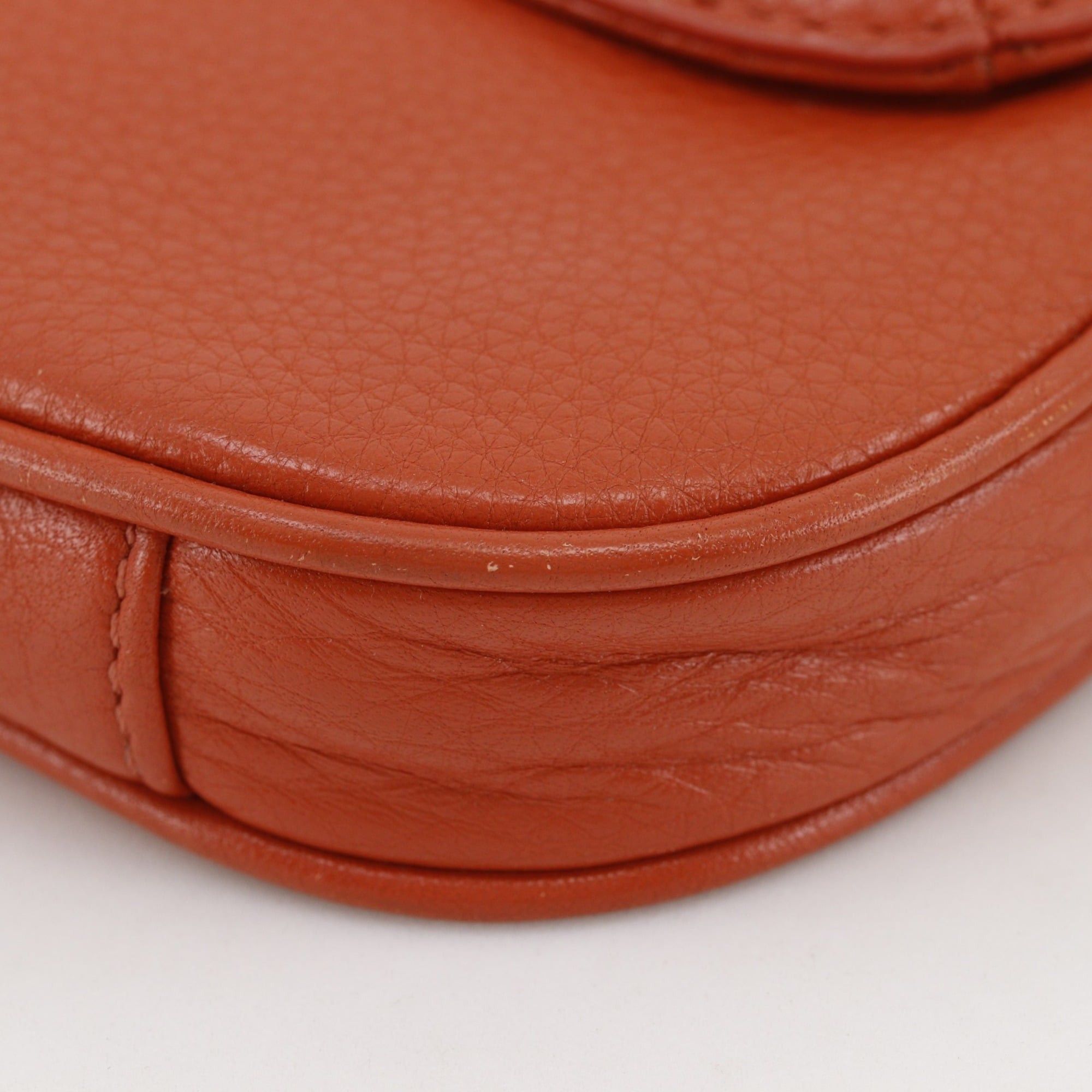 Tory Burch Tory Burch Amanda Mini Shoulder Bag, Leather, Orange, Crossbody, Magnetic Closure, Women's Size ONE SIZE - 5 Thumbnail