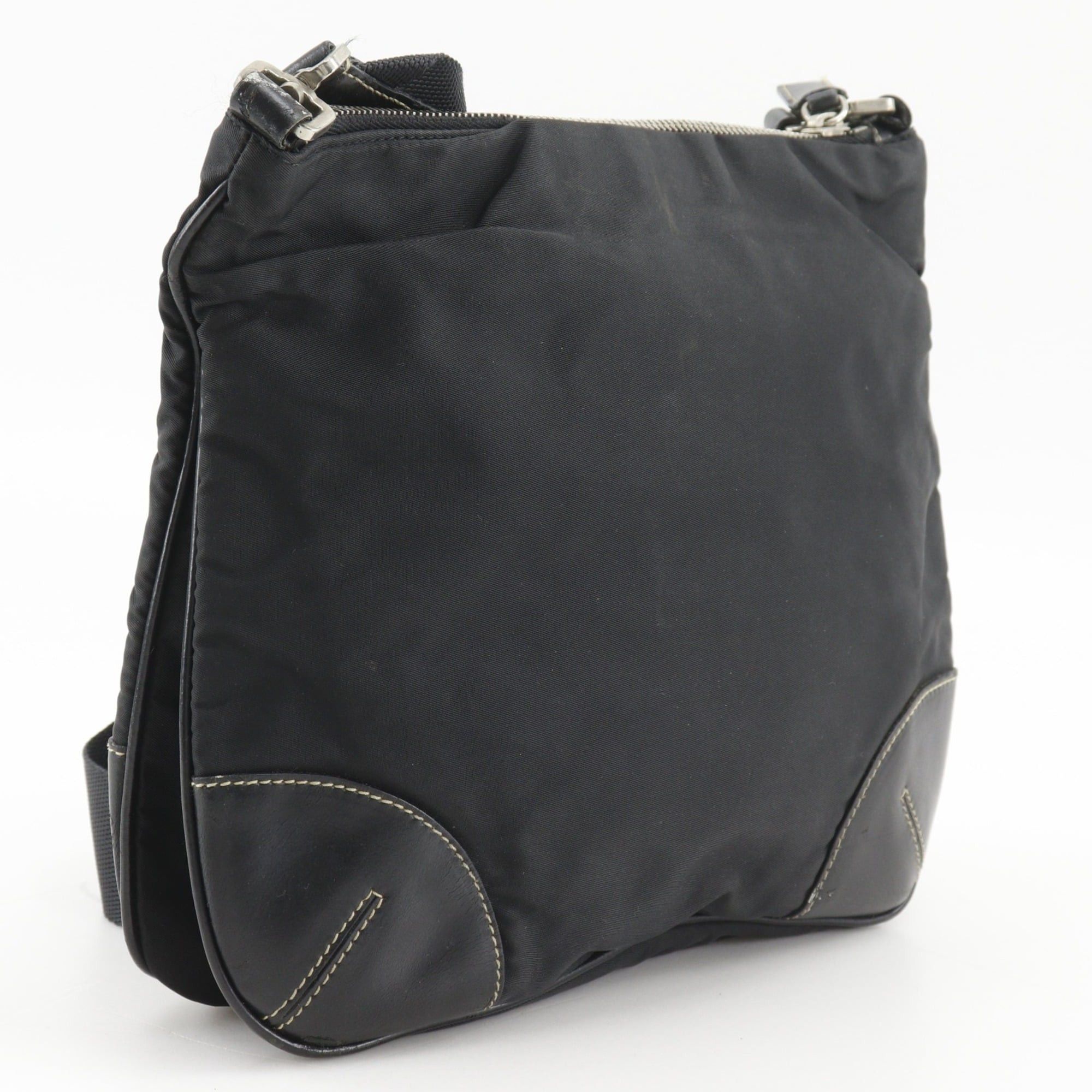 Prada Prada shoulder bag, nylon, black, women's. Size ONE SIZE - 3 Thumbnail