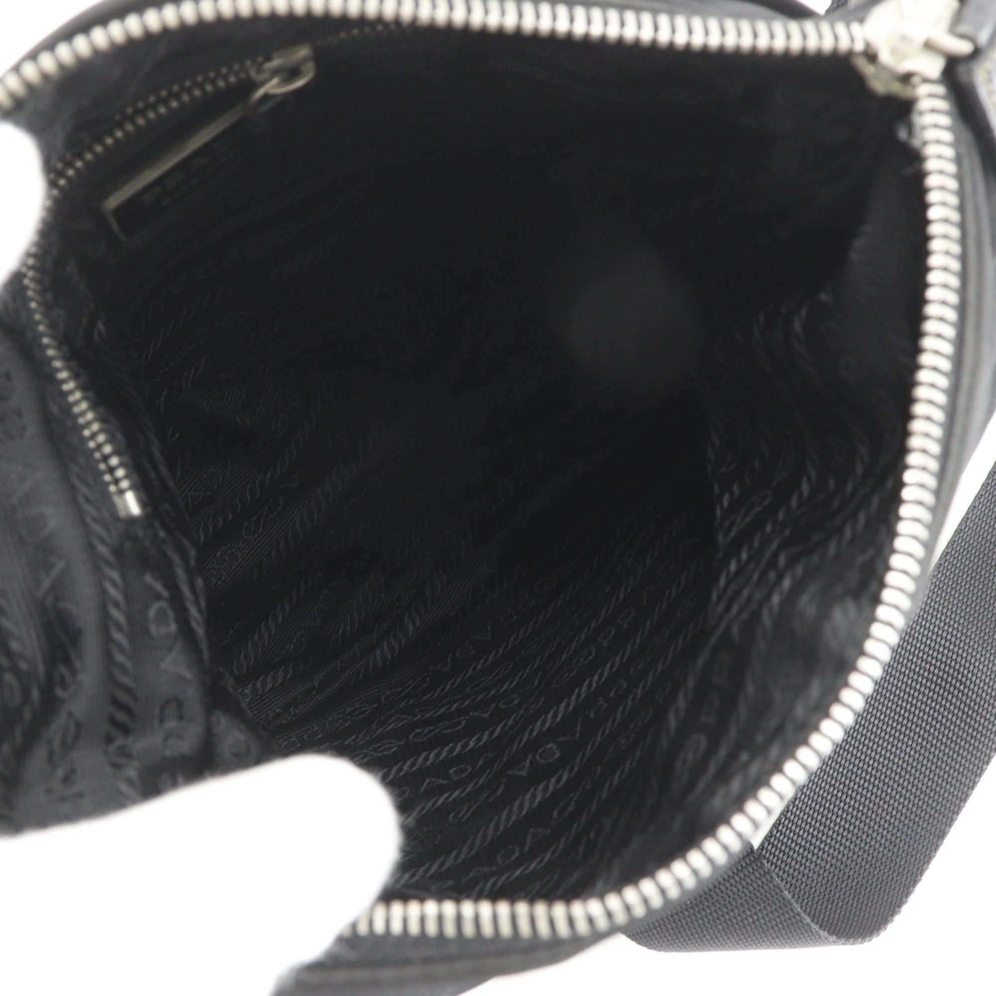 Prada Prada shoulder bag, nylon, black, women's. Size ONE SIZE - 5 Thumbnail