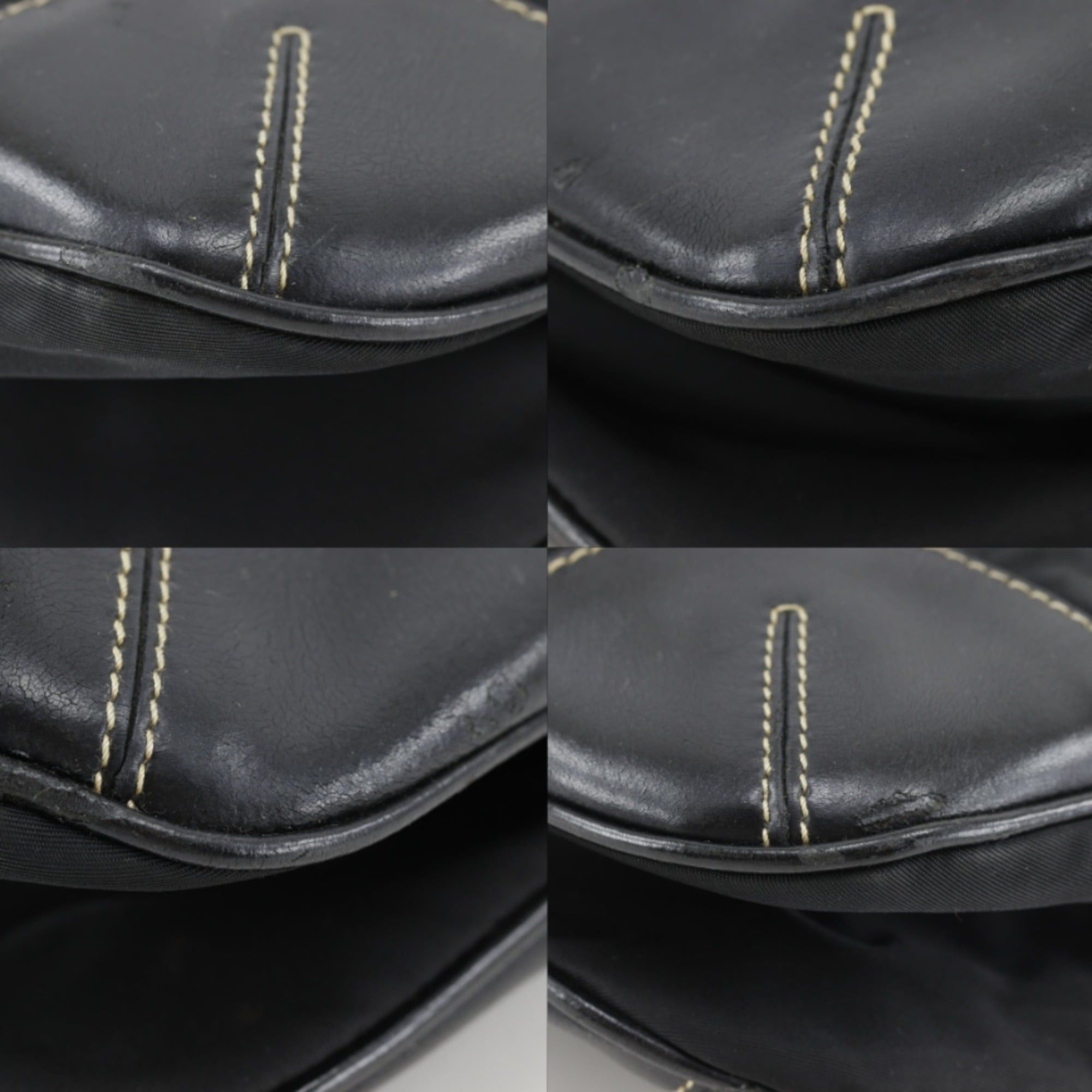 Prada Prada shoulder bag, nylon, black, women's. Size ONE SIZE - 4 Thumbnail