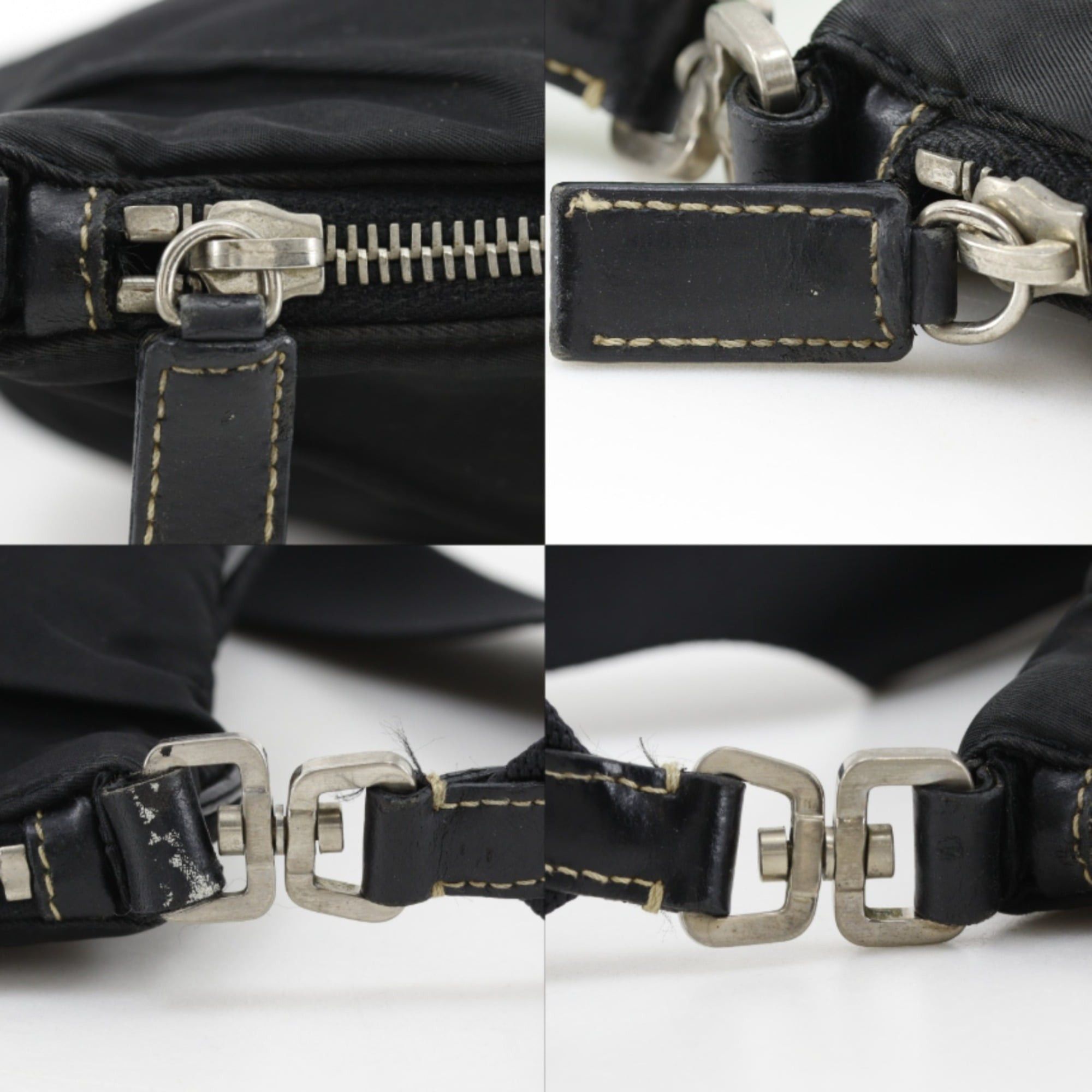 Prada Prada shoulder bag, nylon, black, women's. Size ONE SIZE - 15 Thumbnail