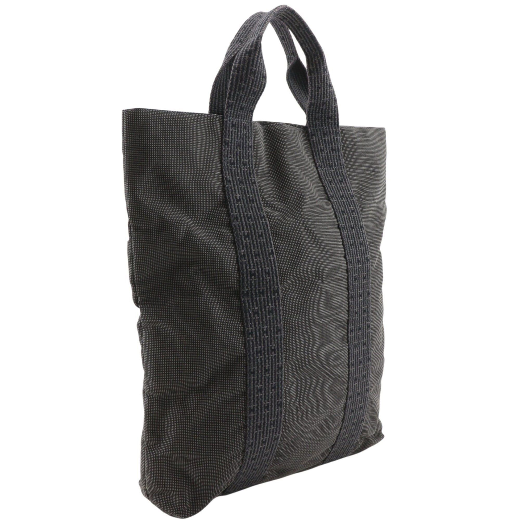 Hermes Hermes Herline Cabas Handbag/Tote Bag, Canvas, Gray, A4 Size, Unisex Size ONE SIZE - 3 Thumbnail