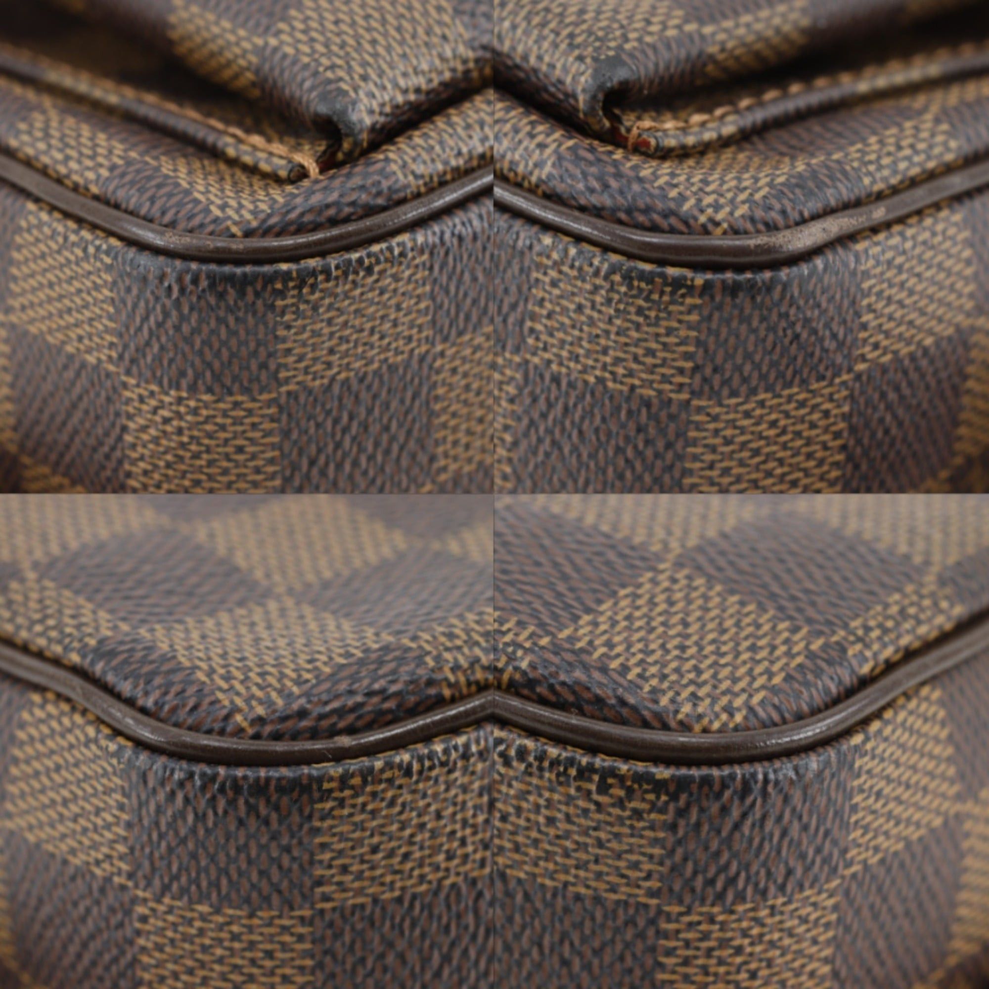 Louis Vuitton Louis Vuitton Ravello GM Shoulder Bag N60006 Damier Canvas 2007 Brown VI4077 Women's Size ONE SIZE - 4 Thumbnail