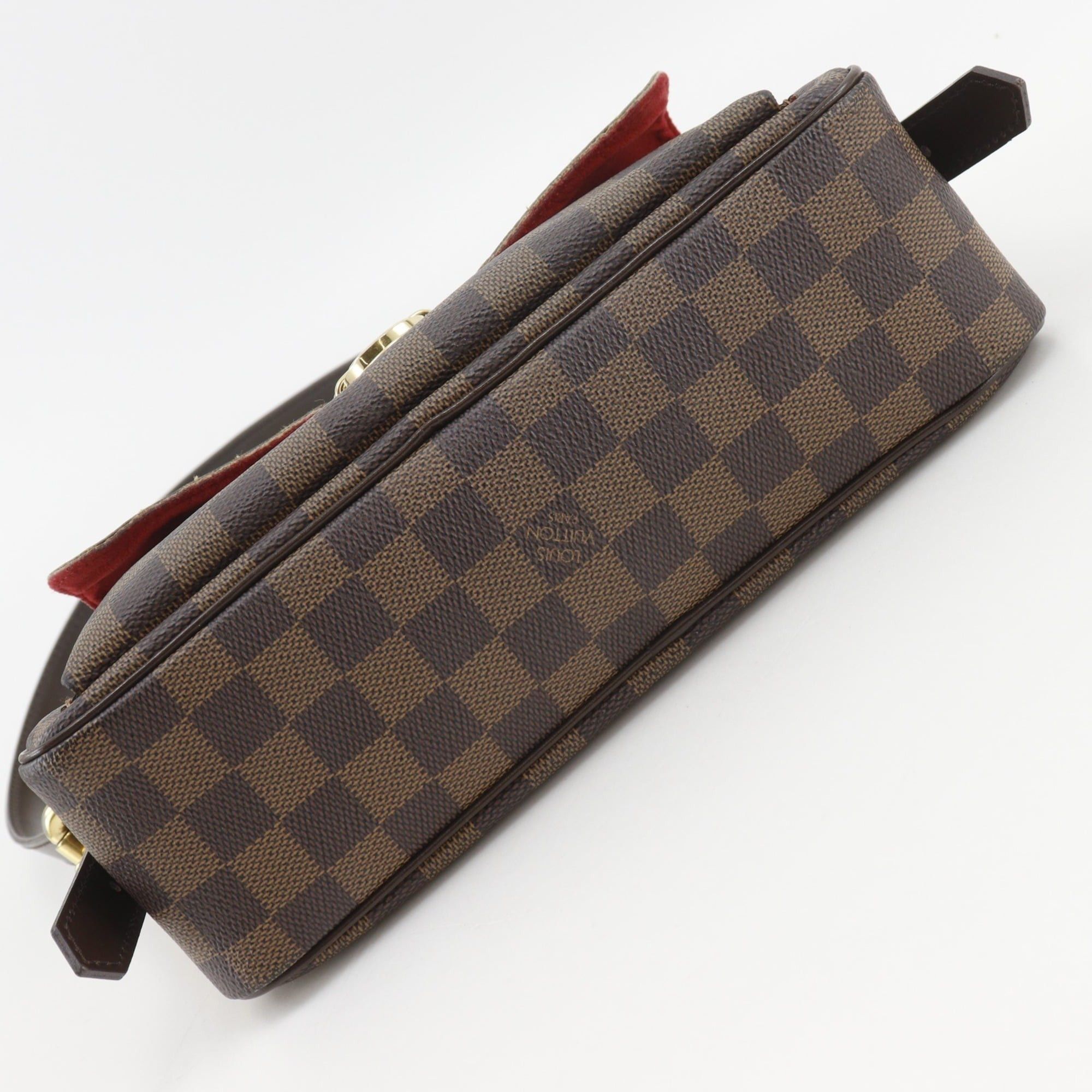 Louis Vuitton Louis Vuitton Ravello GM Shoulder Bag N60006 Damier Canvas 2007 Brown VI4077 Women's Size ONE SIZE - 12 Thumbnail